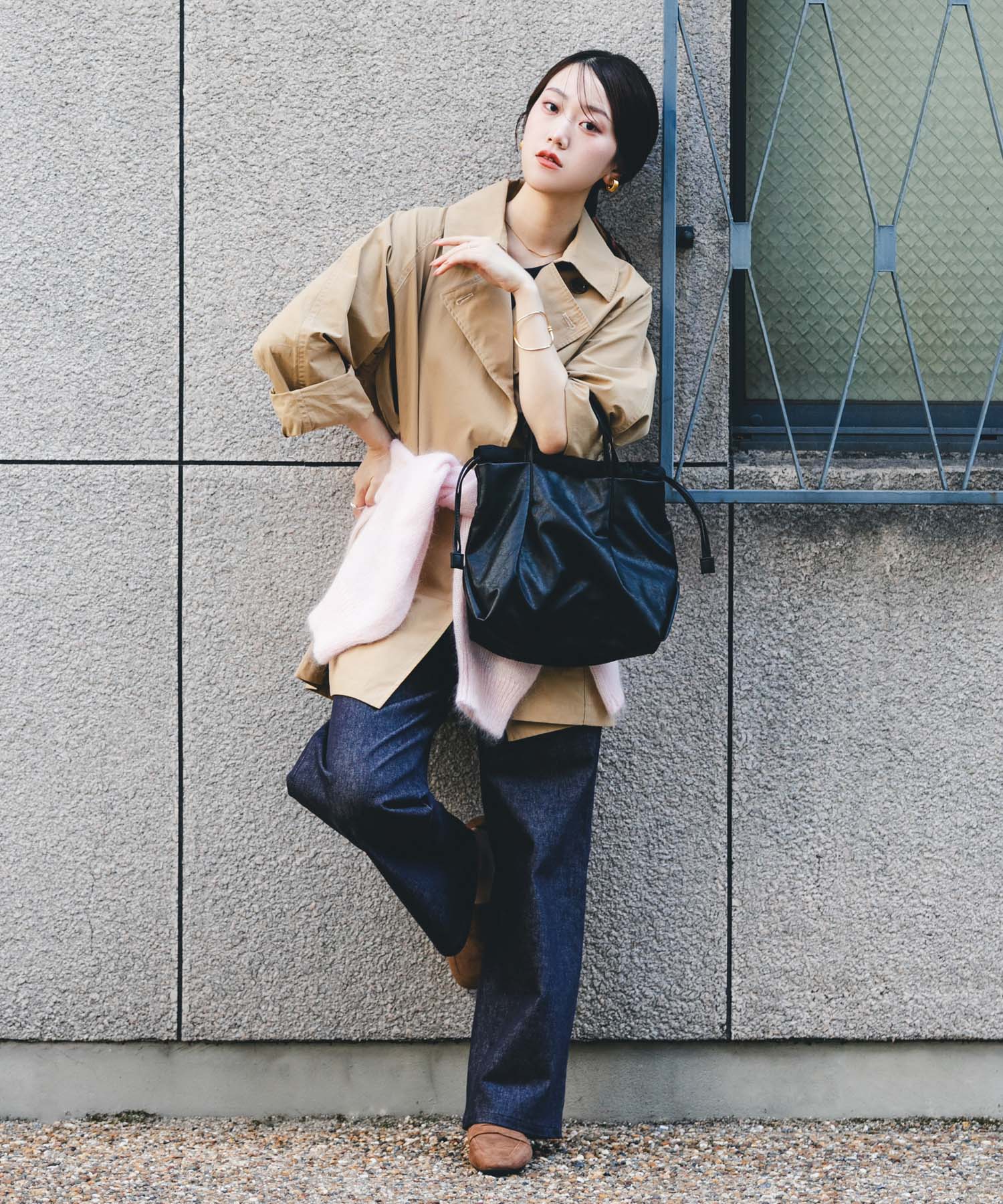 『Sサイズ』ウォッシャブルミニショルダーバッグ BLACK one