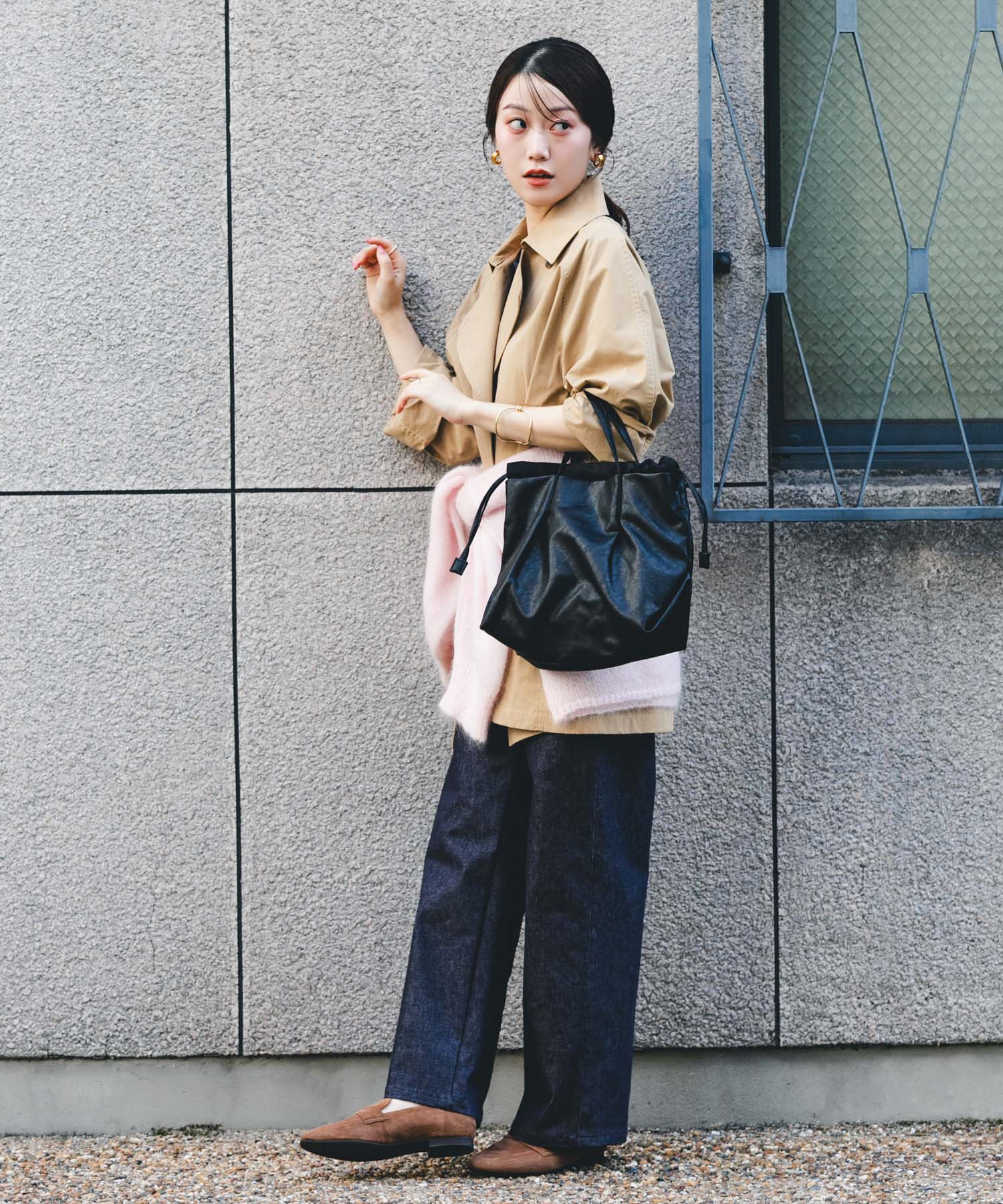 『Sサイズ』ウォッシャブルミニショルダーバッグ BLACK one