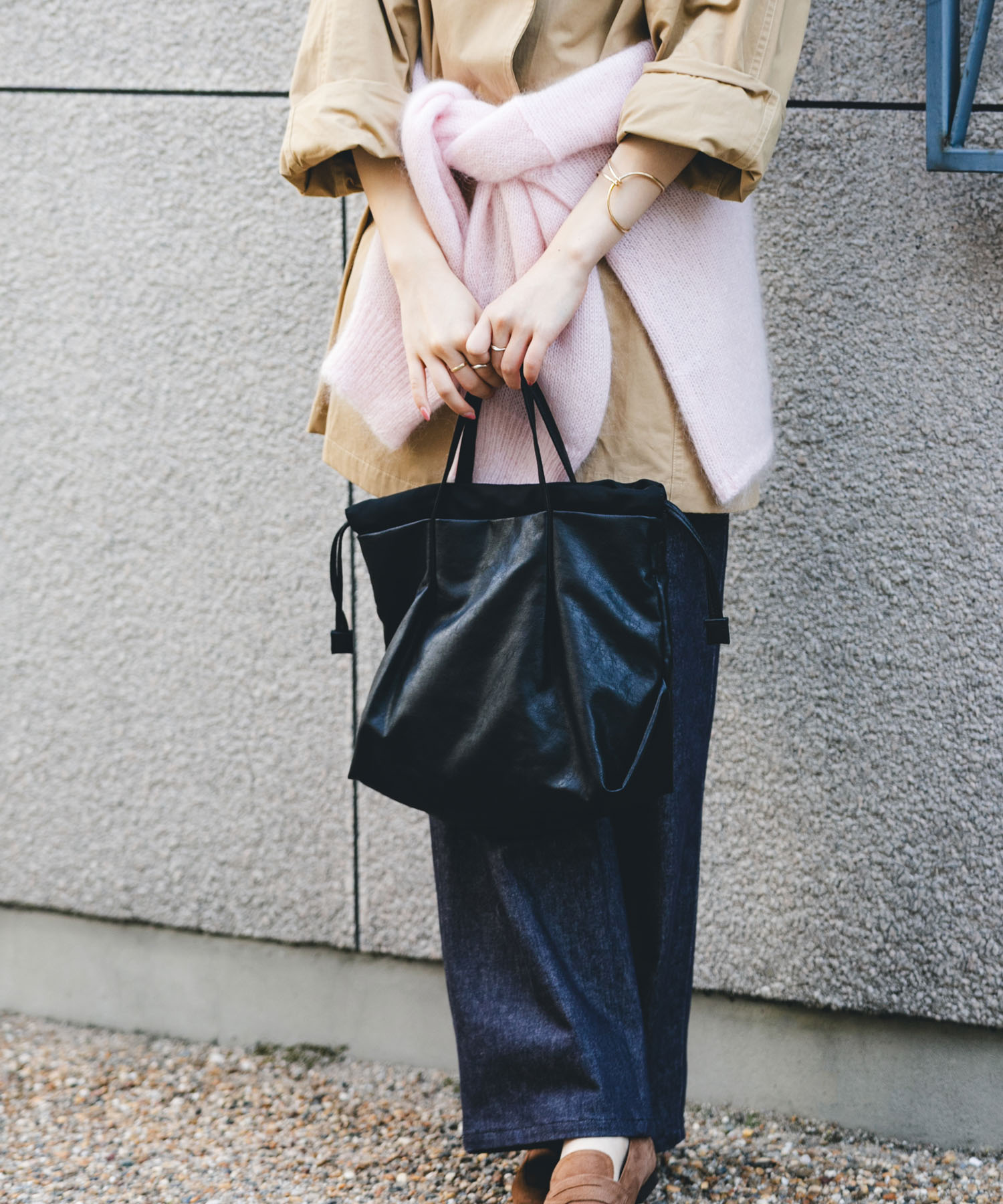 『Sサイズ』ウォッシャブルミニショルダーバッグ BLACK one