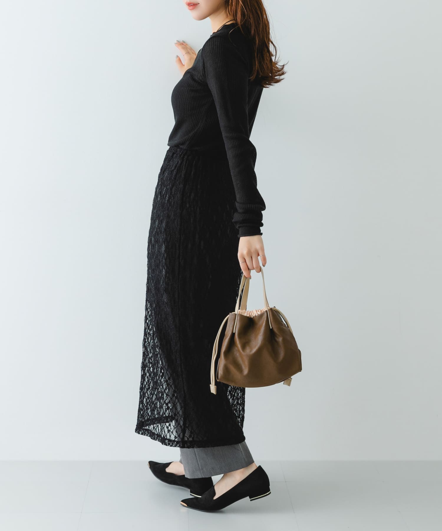 ウォッシャブルプチバッグ『XSsize』 BROWN one