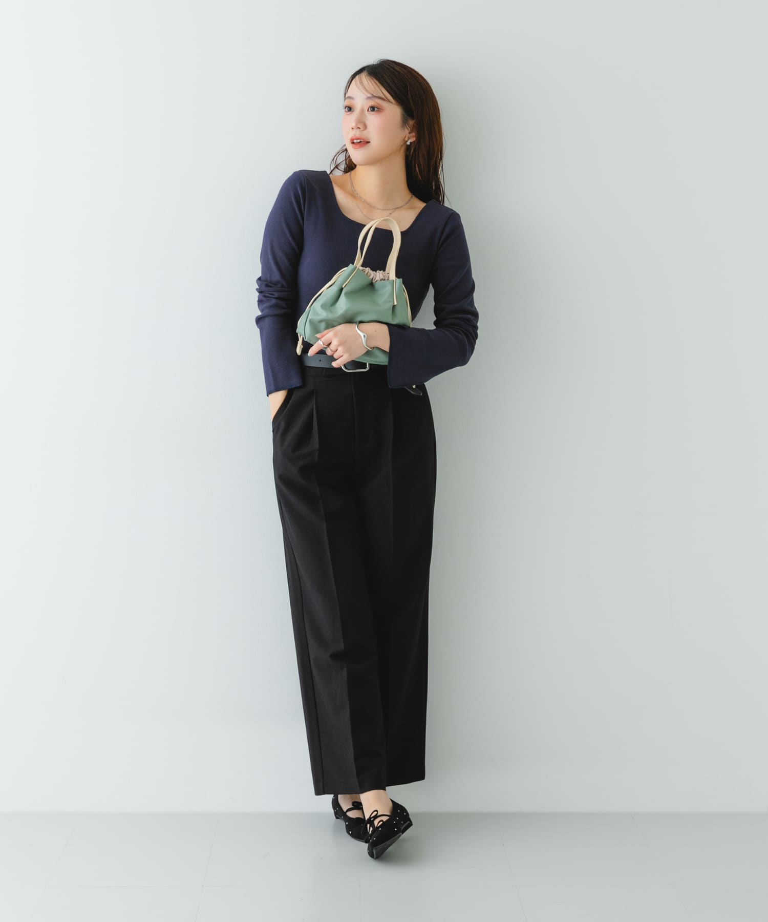 ウォッシャブルプチバッグ『XSsize』 MINT one