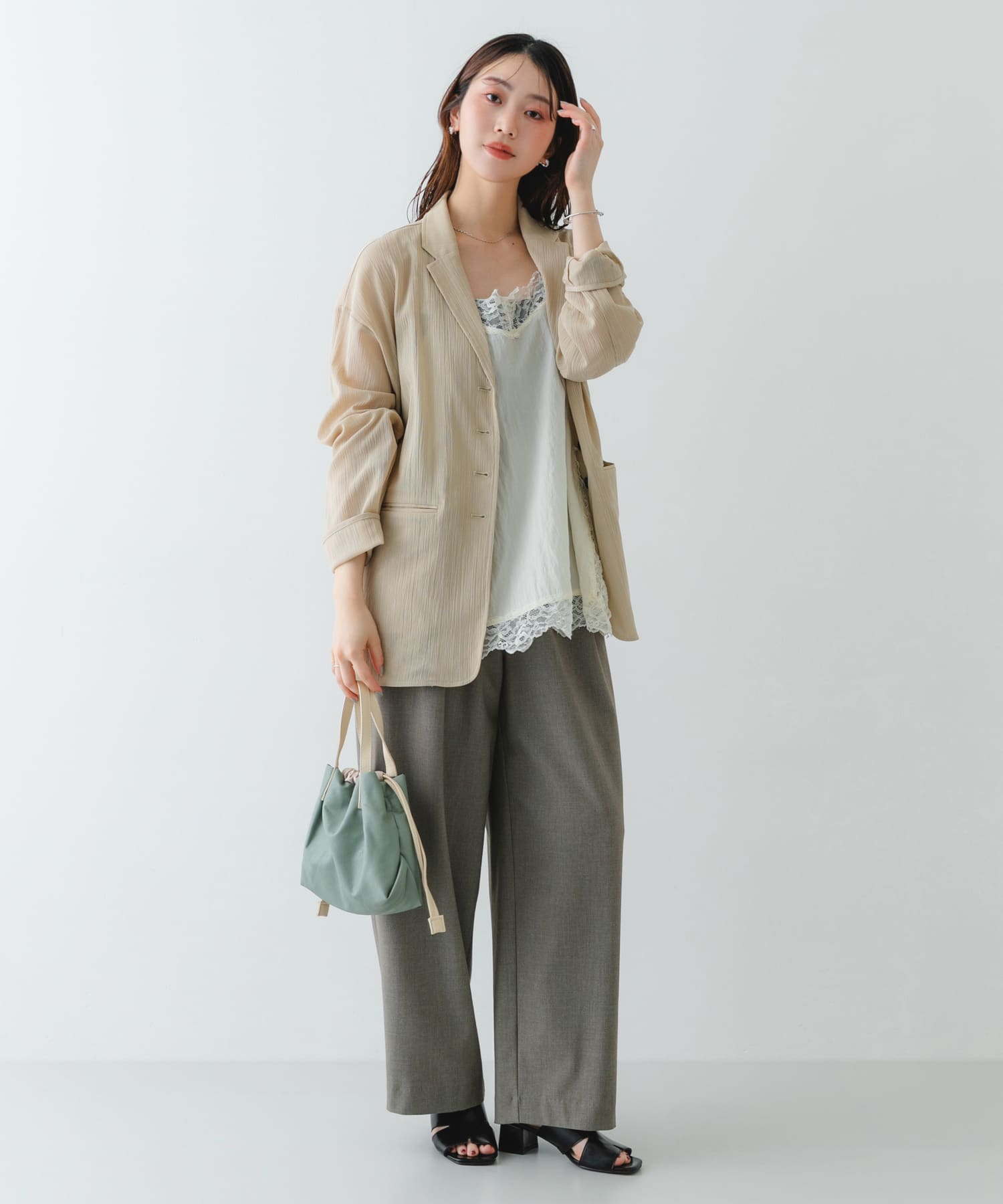 『XSサイズ』ウォッシャブルプチバッグ MINT one