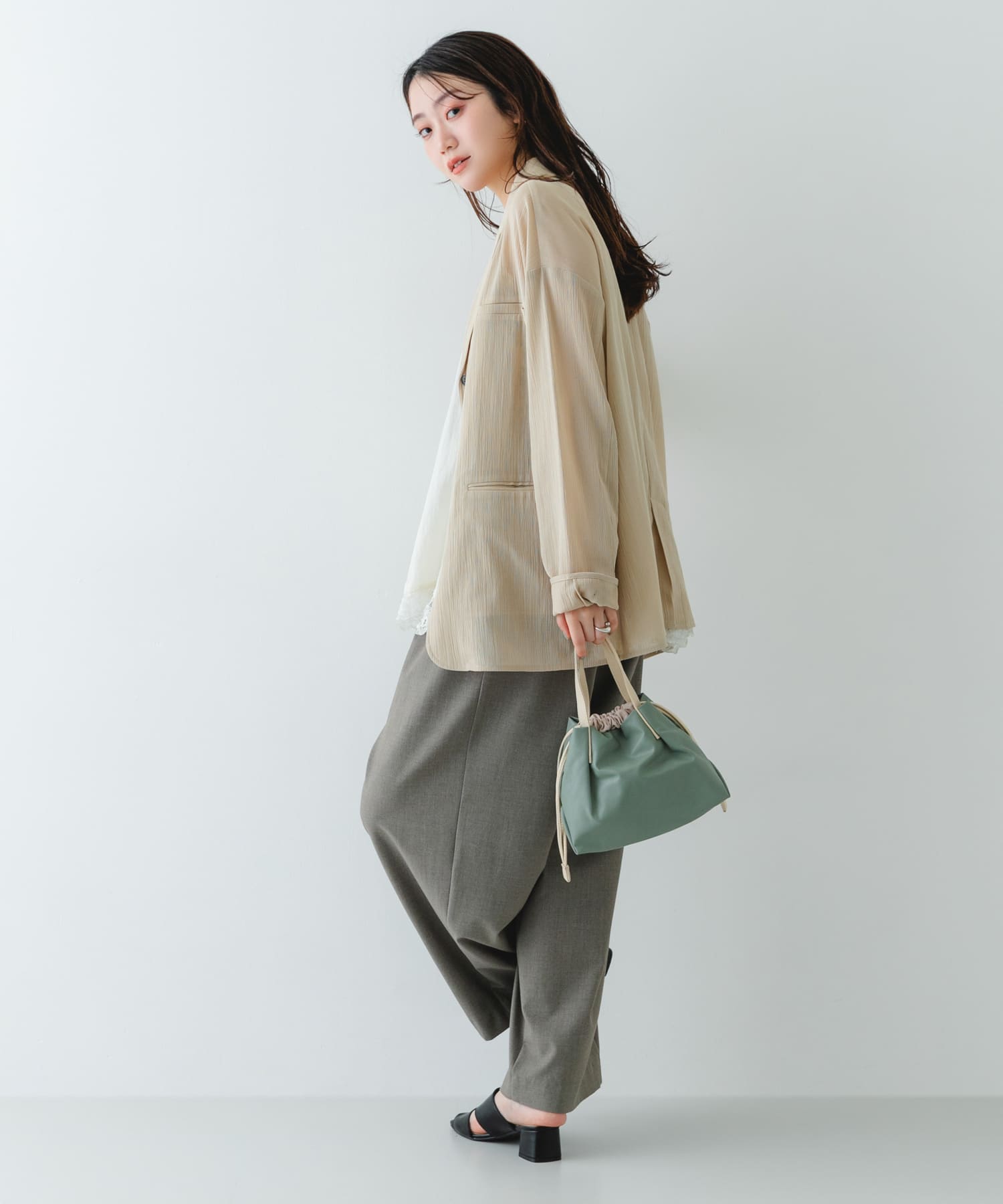 『XSサイズ』ウォッシャブルプチバッグ MINT one