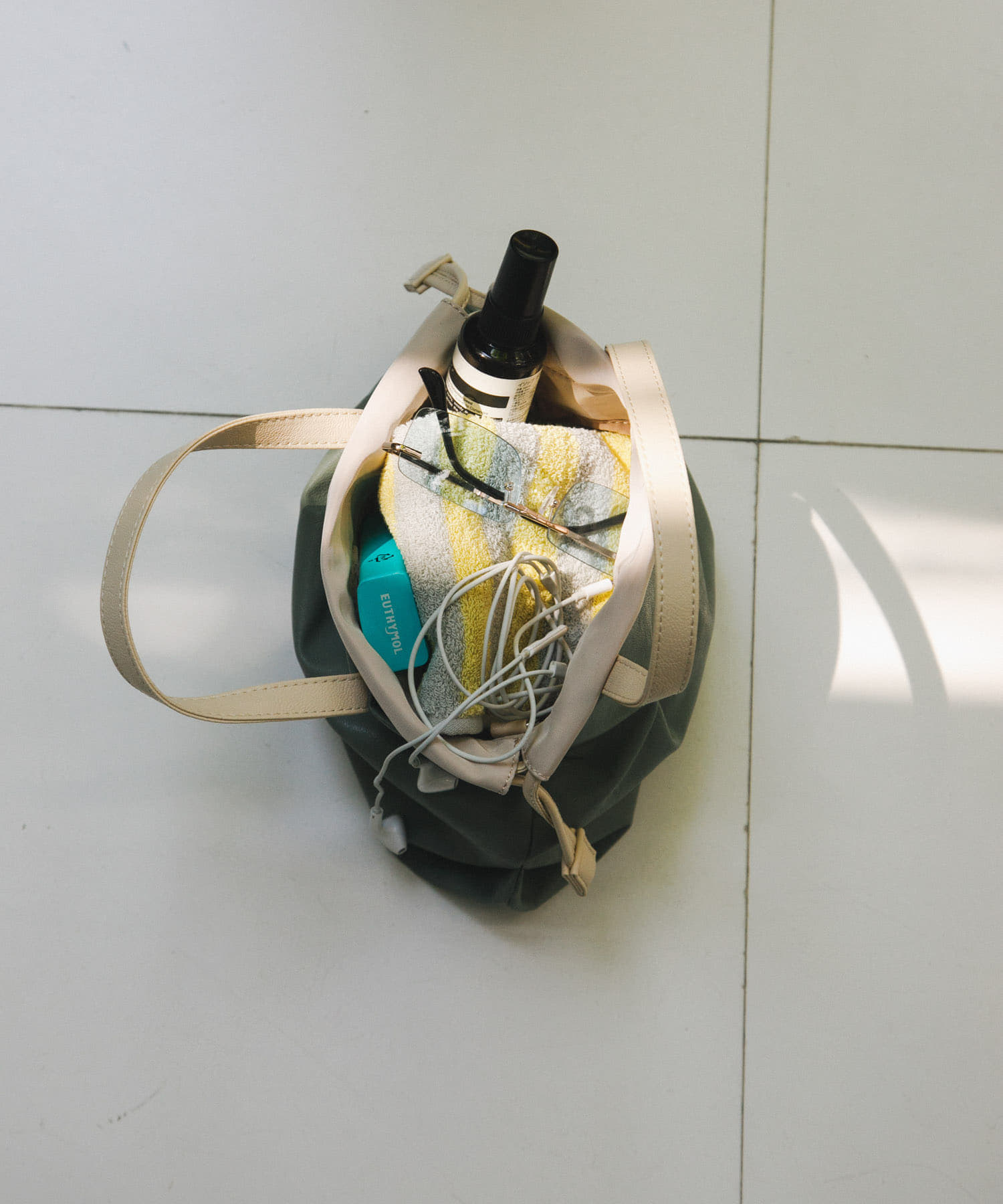 ウォッシャブルプチバッグ『XSsize』 MINT one