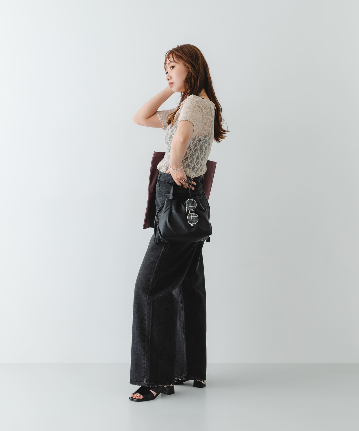 『XSサイズ』ウォッシャブルプチバッグ BLACK one
