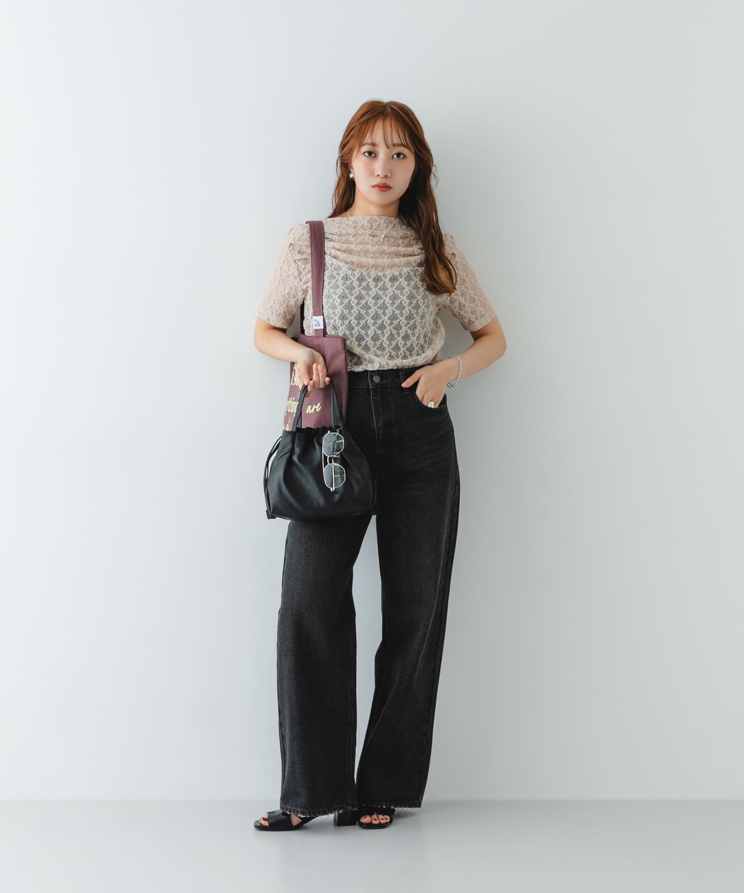 『XSサイズ』ウォッシャブルプチバッグ BLACK one