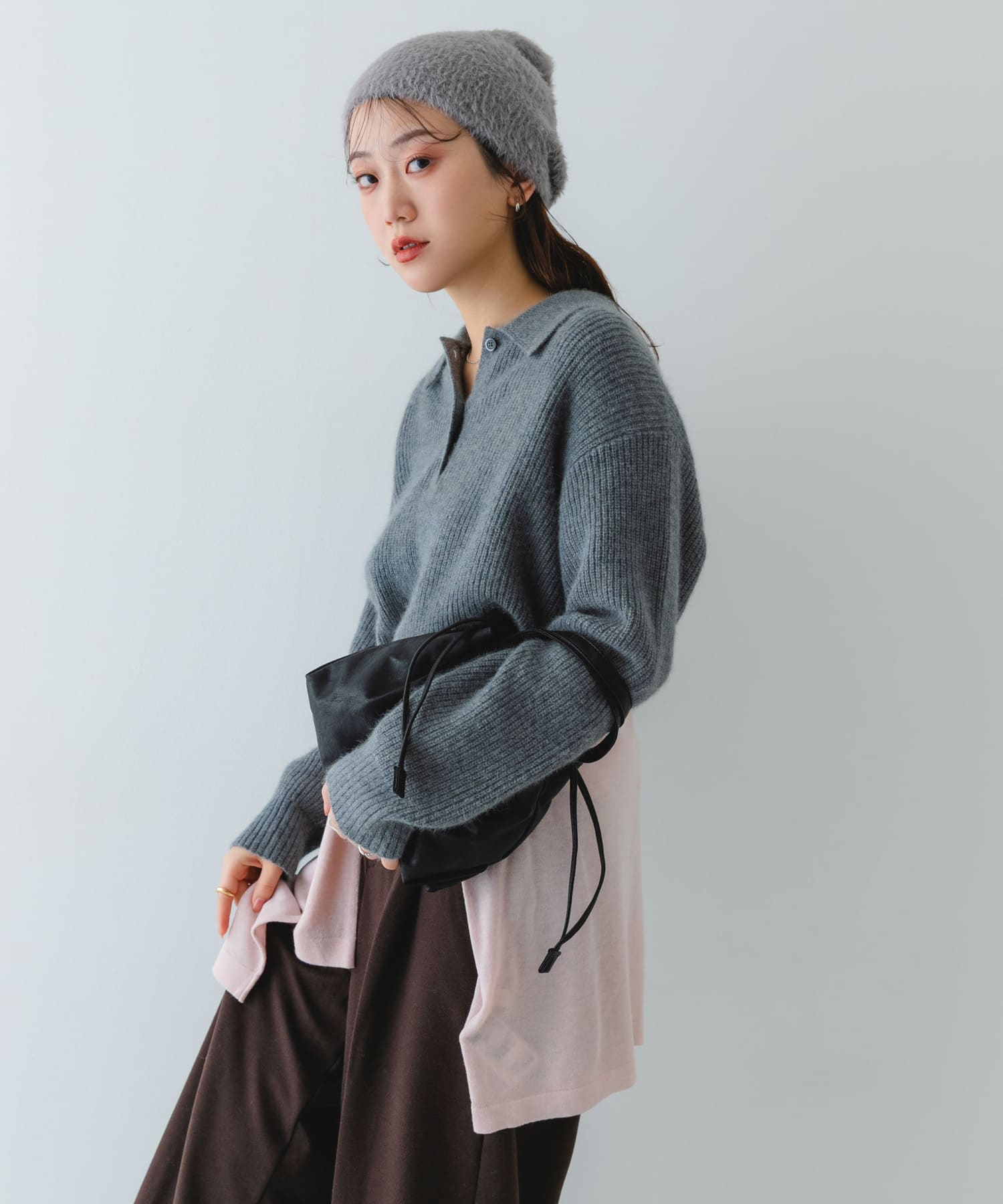 ウォッシャブルプチバッグ『XSsize』 BLACK one