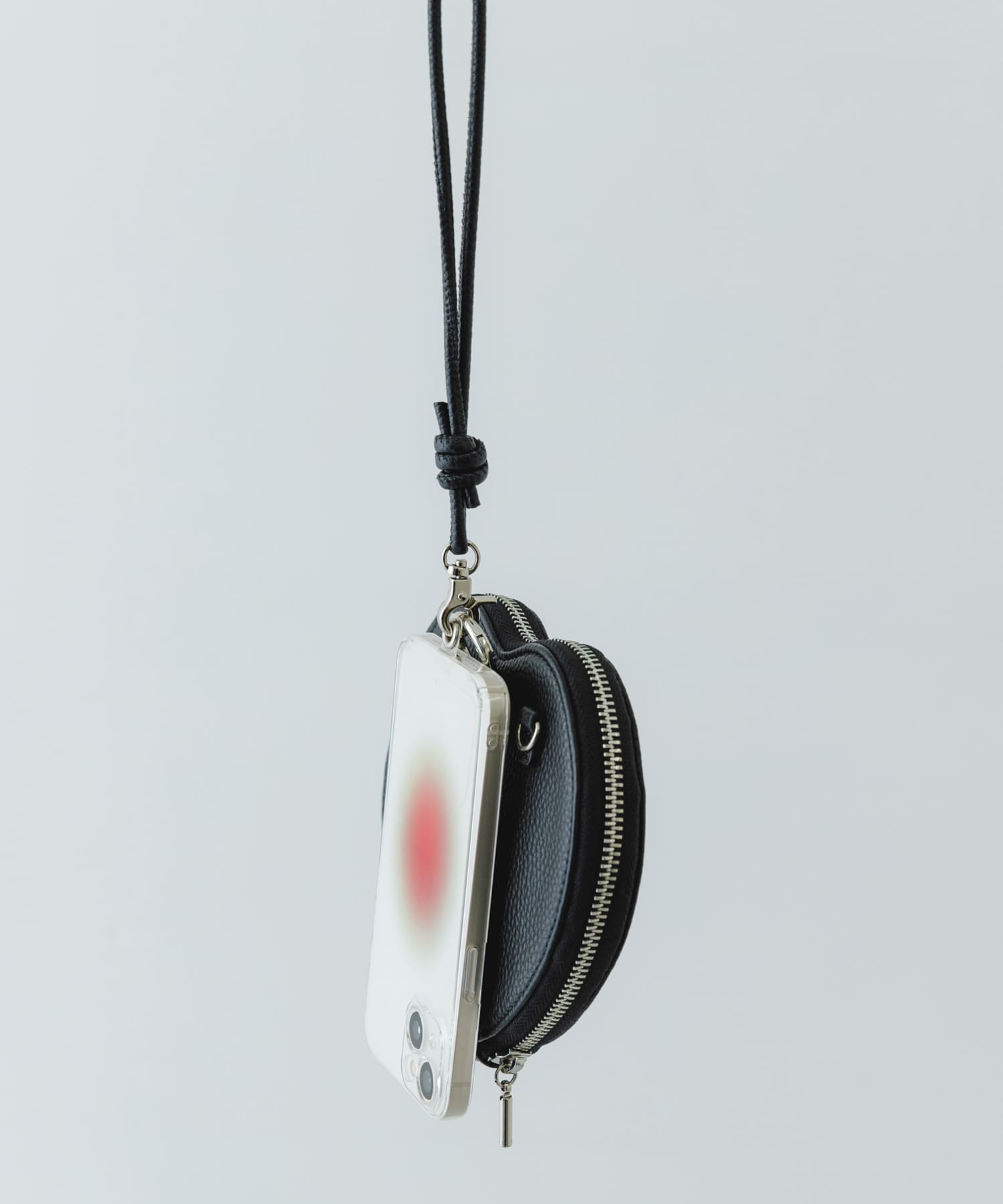 トートバッグ付ハートマルチショルダー BLACK one