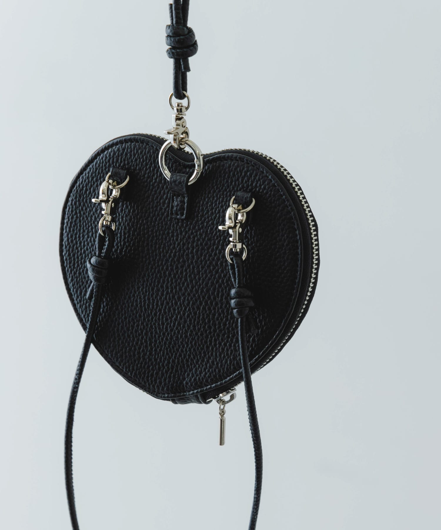 トートバッグ付ハートマルチショルダー BLACK one