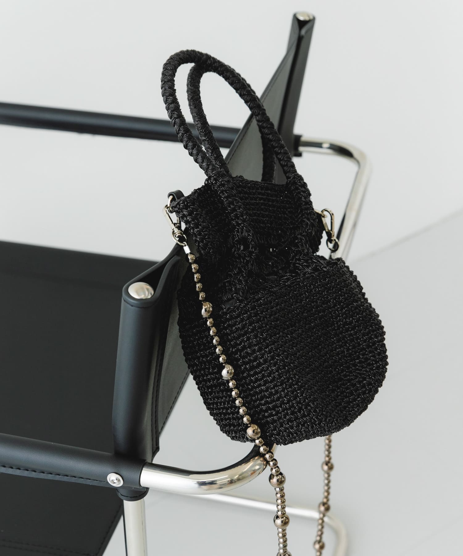 ビーズショルダーバッグ