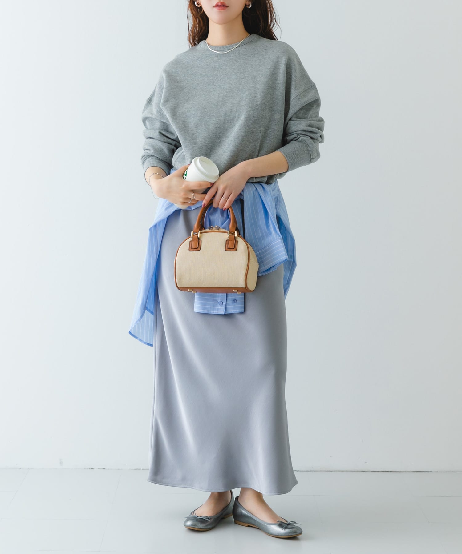 ラウンドミニボストンバッグ CAMEL one