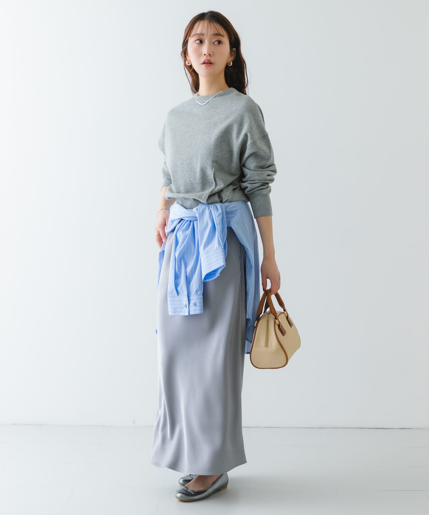 ラウンドミニボストンバッグ CAMEL one