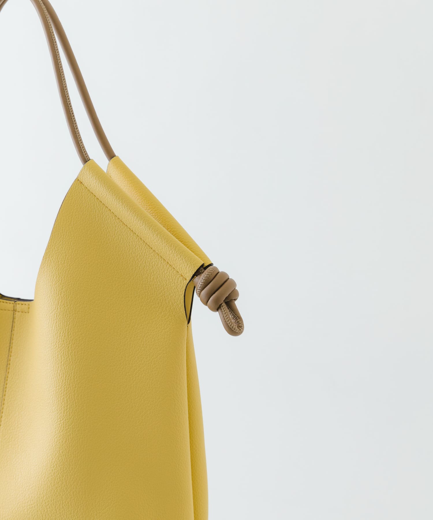 ラウンドデザインむすびトートバッグ LEMON one