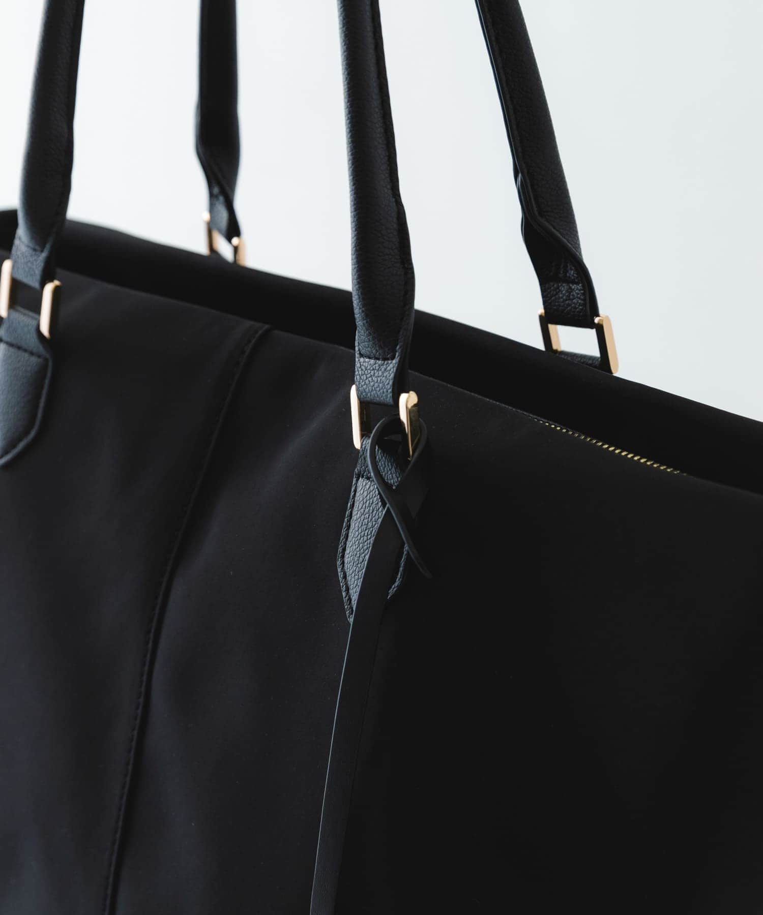 撥水トートバッグ BLACK one