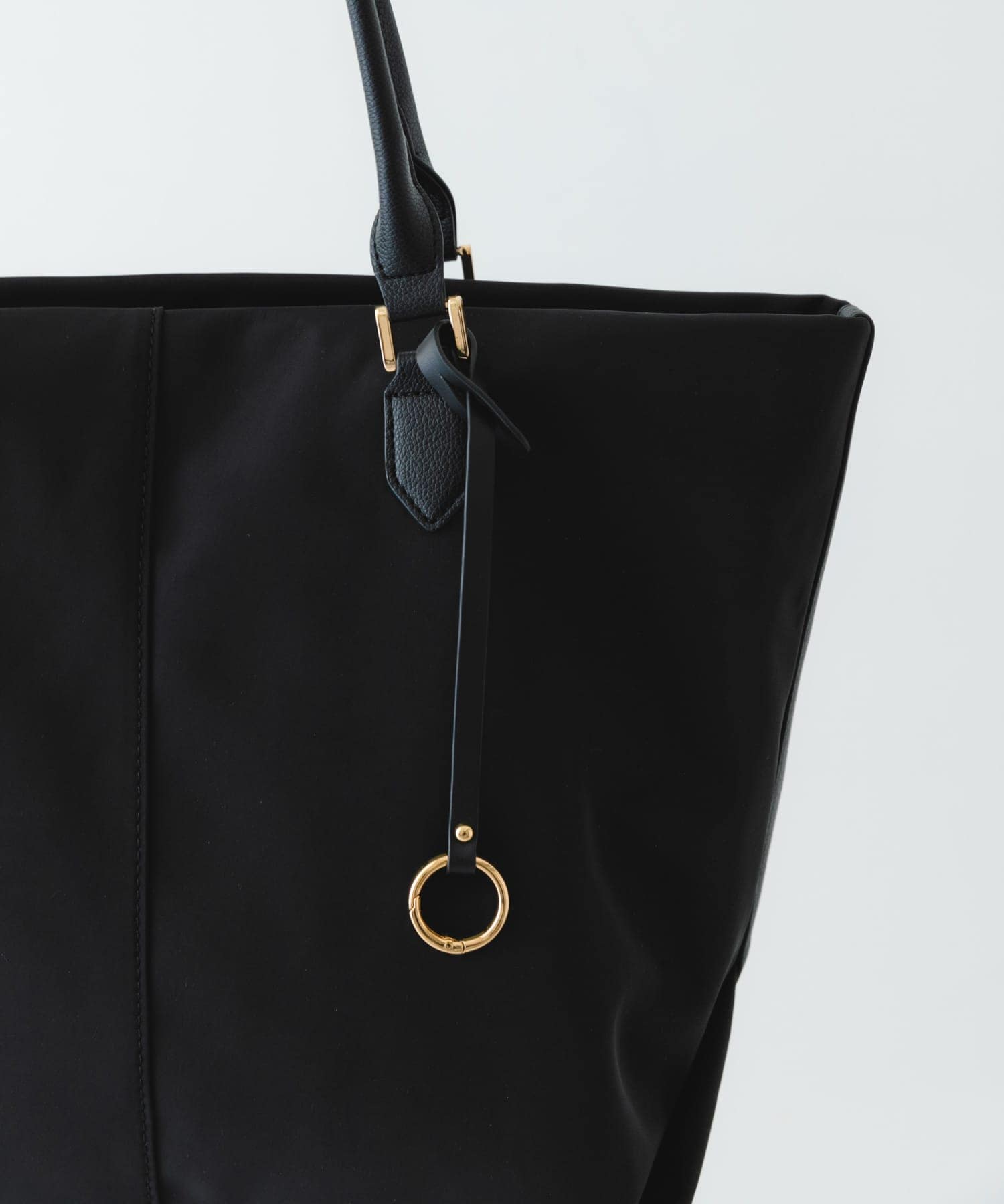 撥水トートバッグ BLACK one