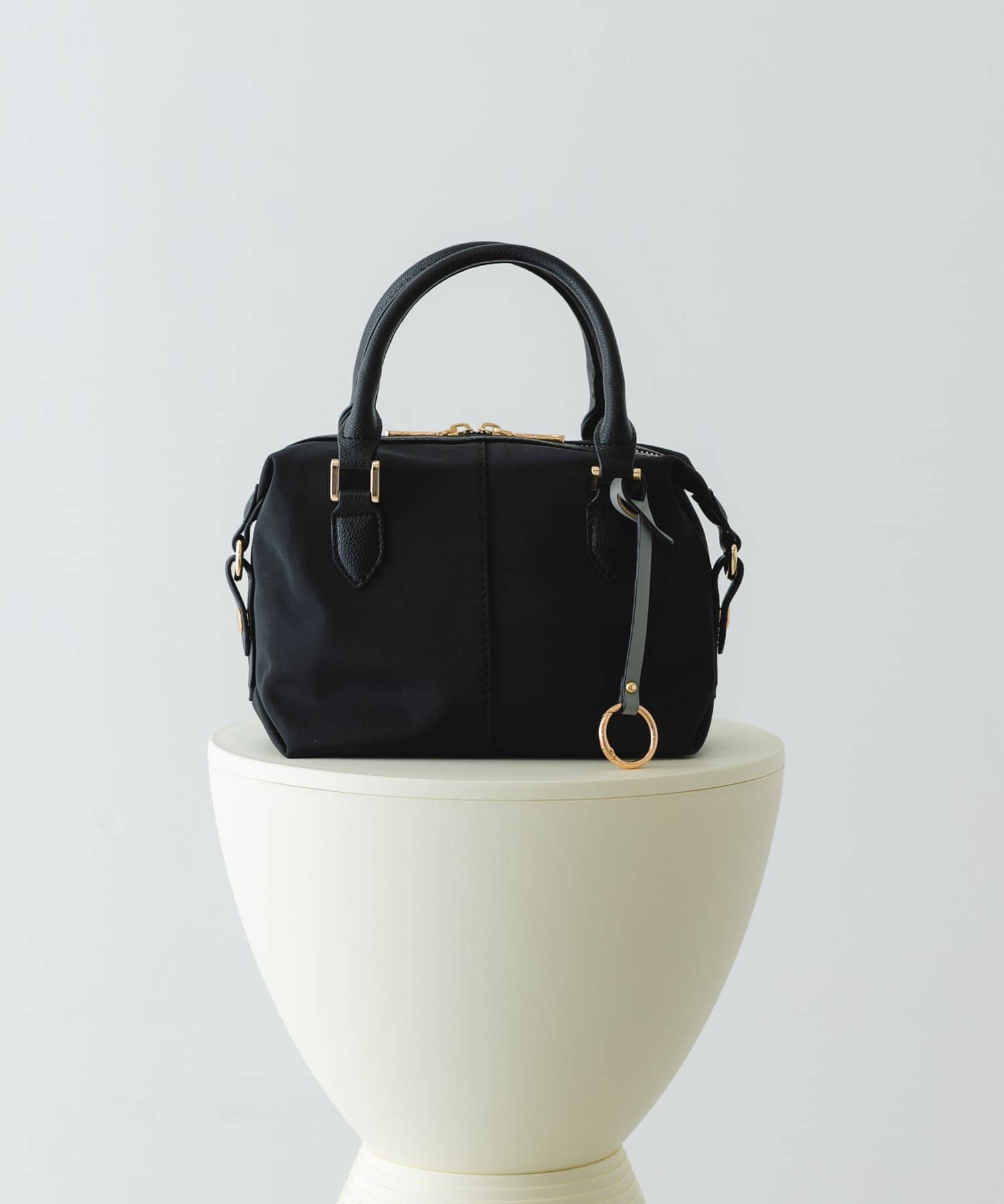 撥水プチショルダーバッグ BLACK one