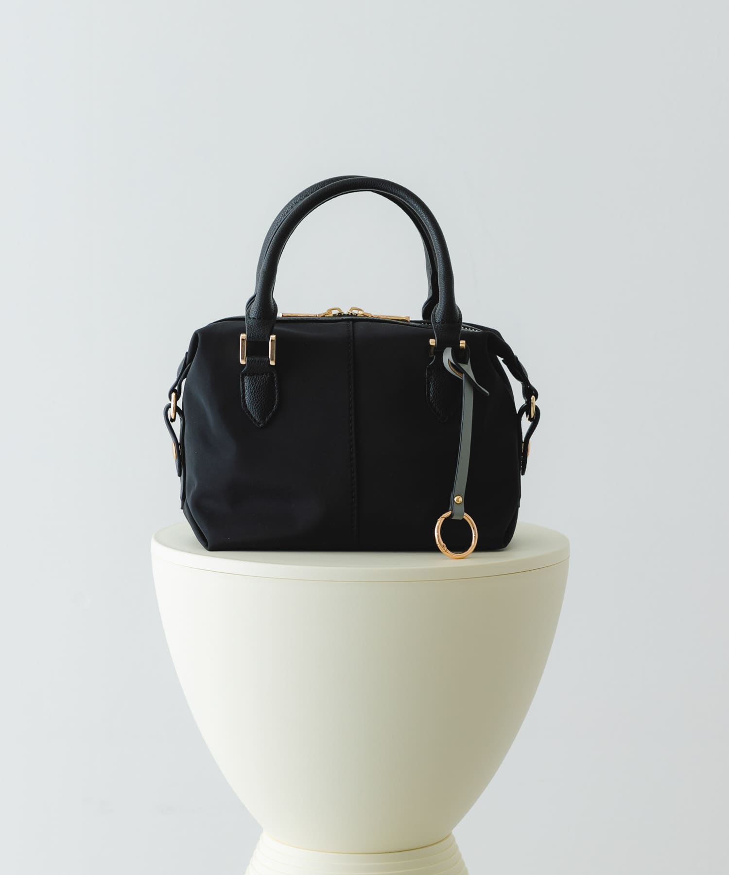 撥水プチショルダーバッグ BLACK one