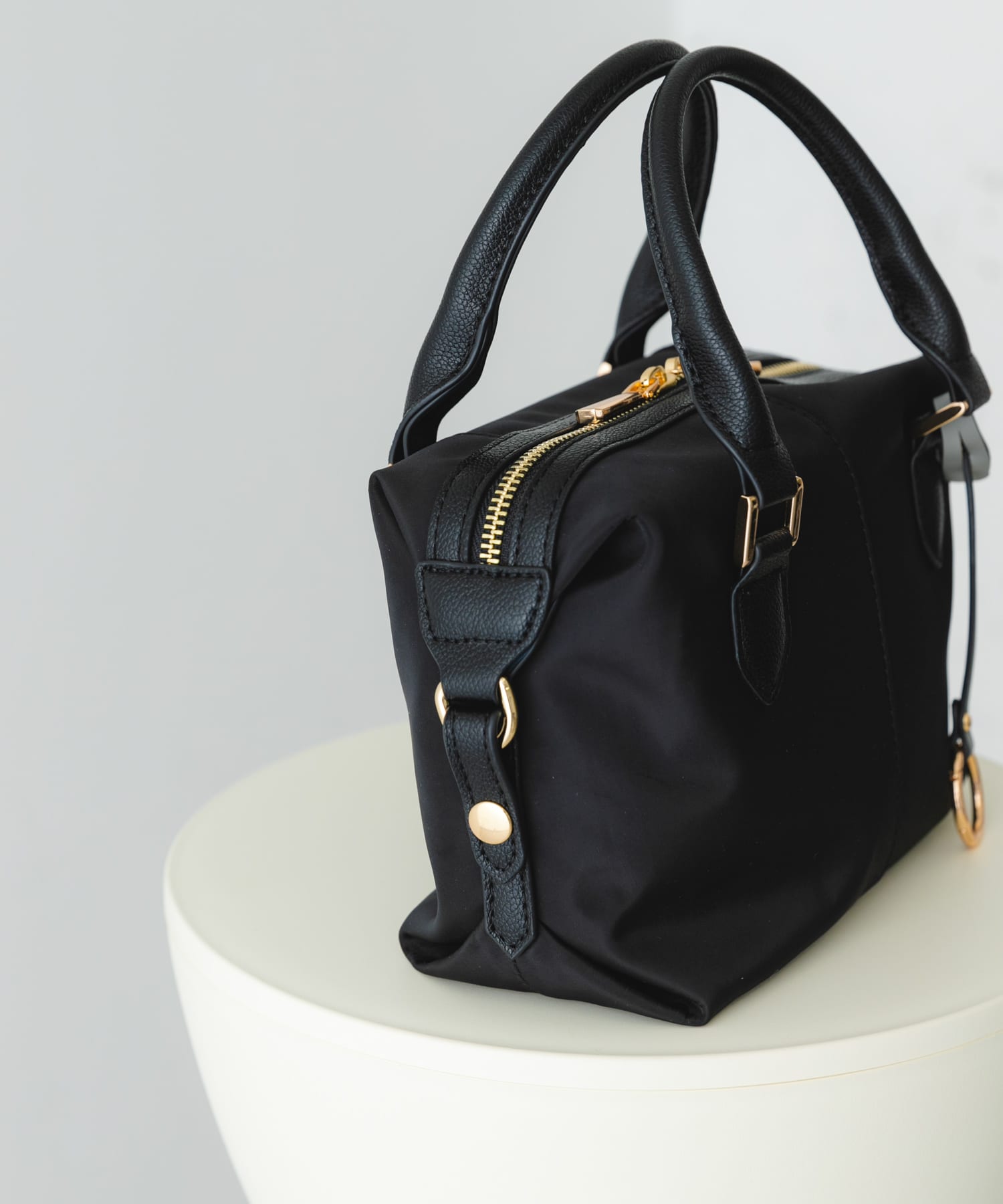 撥水プチショルダーバッグ BLACK one