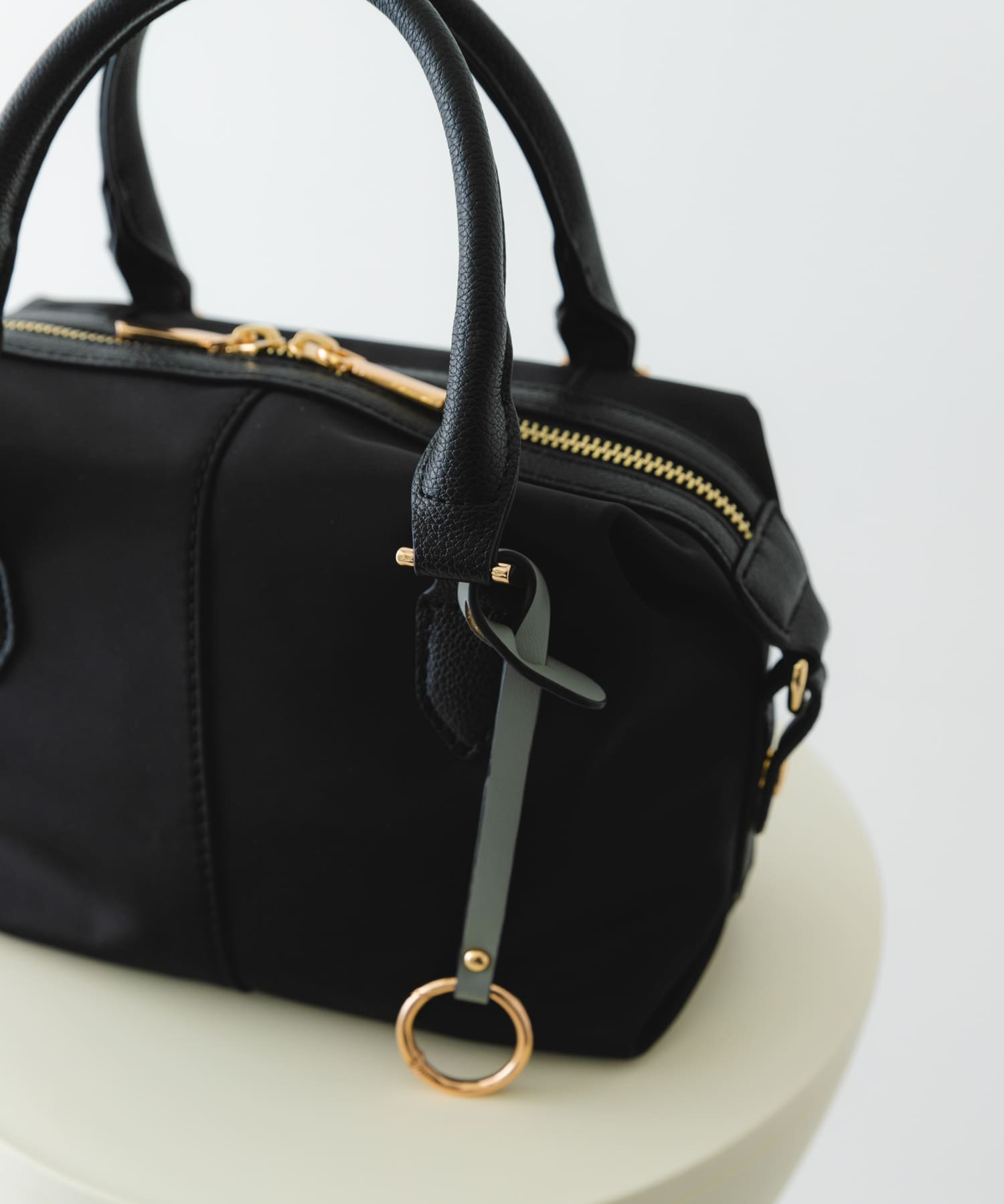撥水プチショルダーバッグ BLACK one