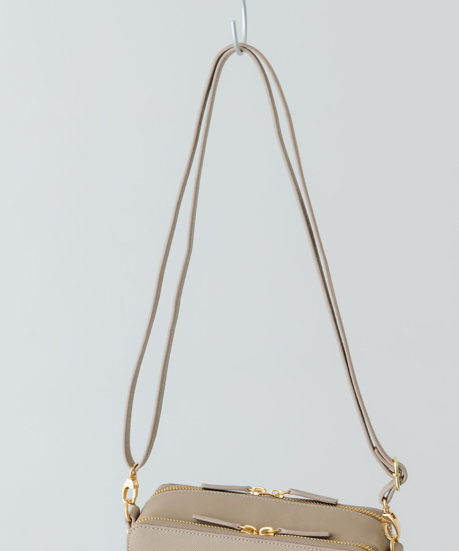 お財布ショルダーバッグ GREIGE one