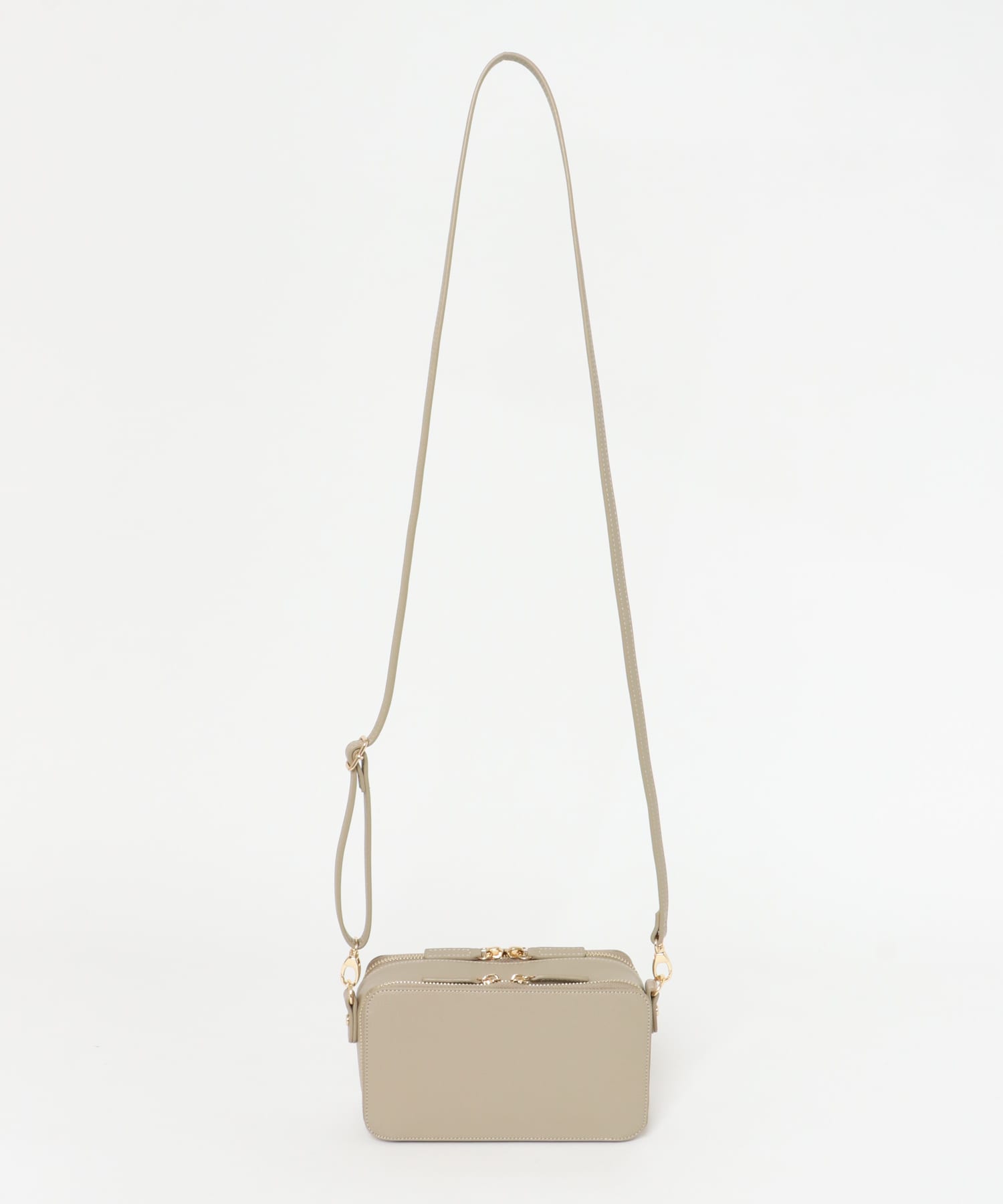お財布ショルダーバッグ GREIGE one