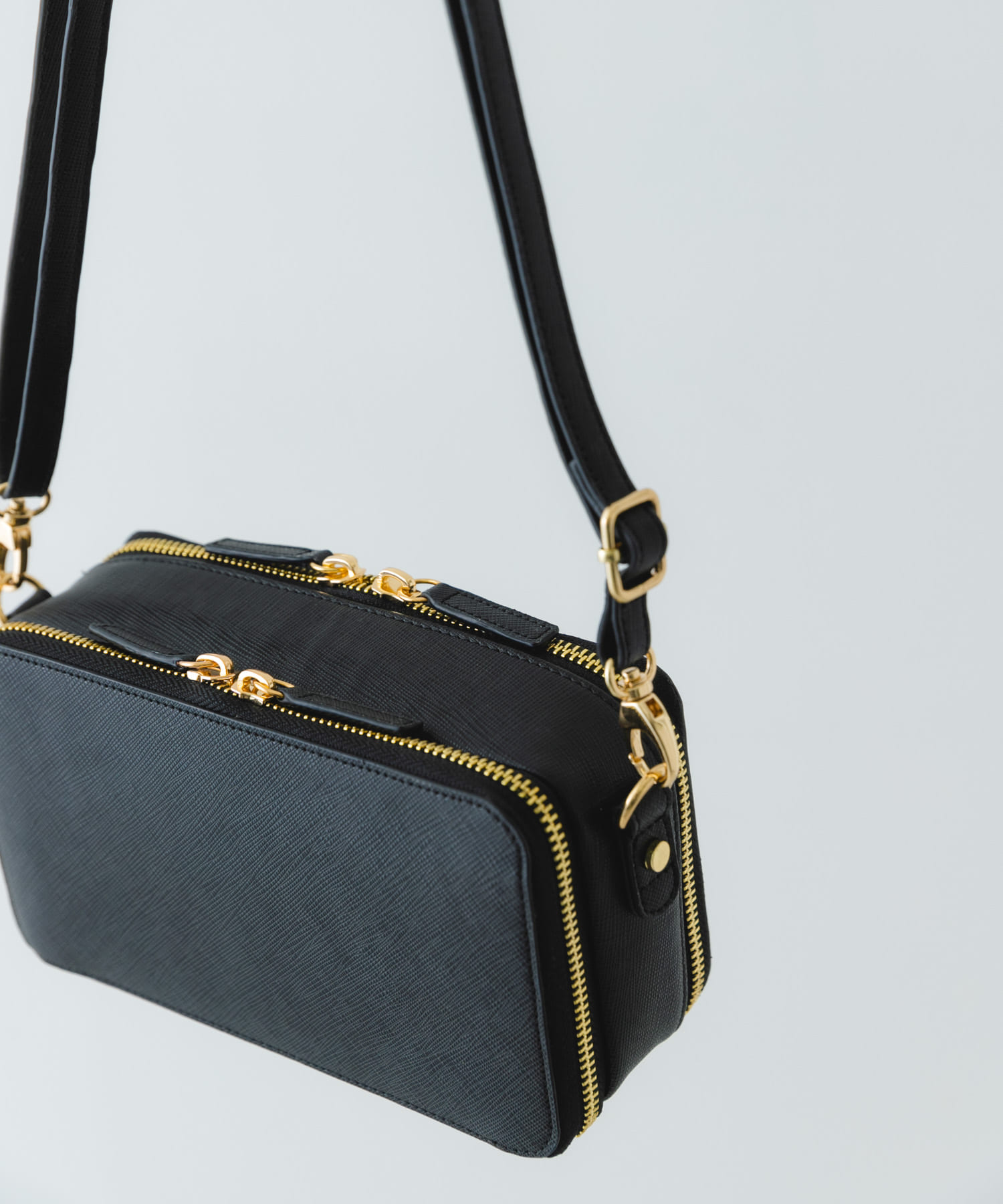 お財布ショルダーバッグ BLACK one