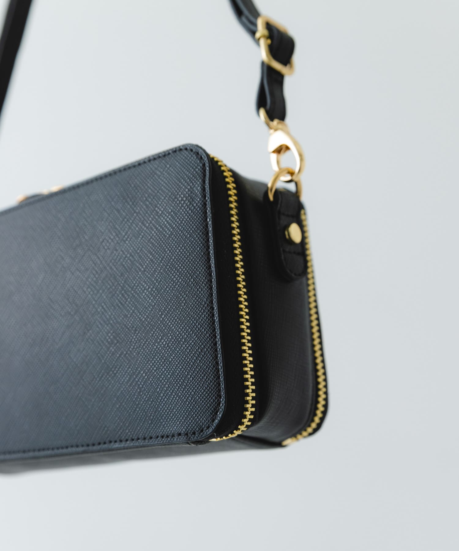 お財布ショルダーバッグ BLACK one