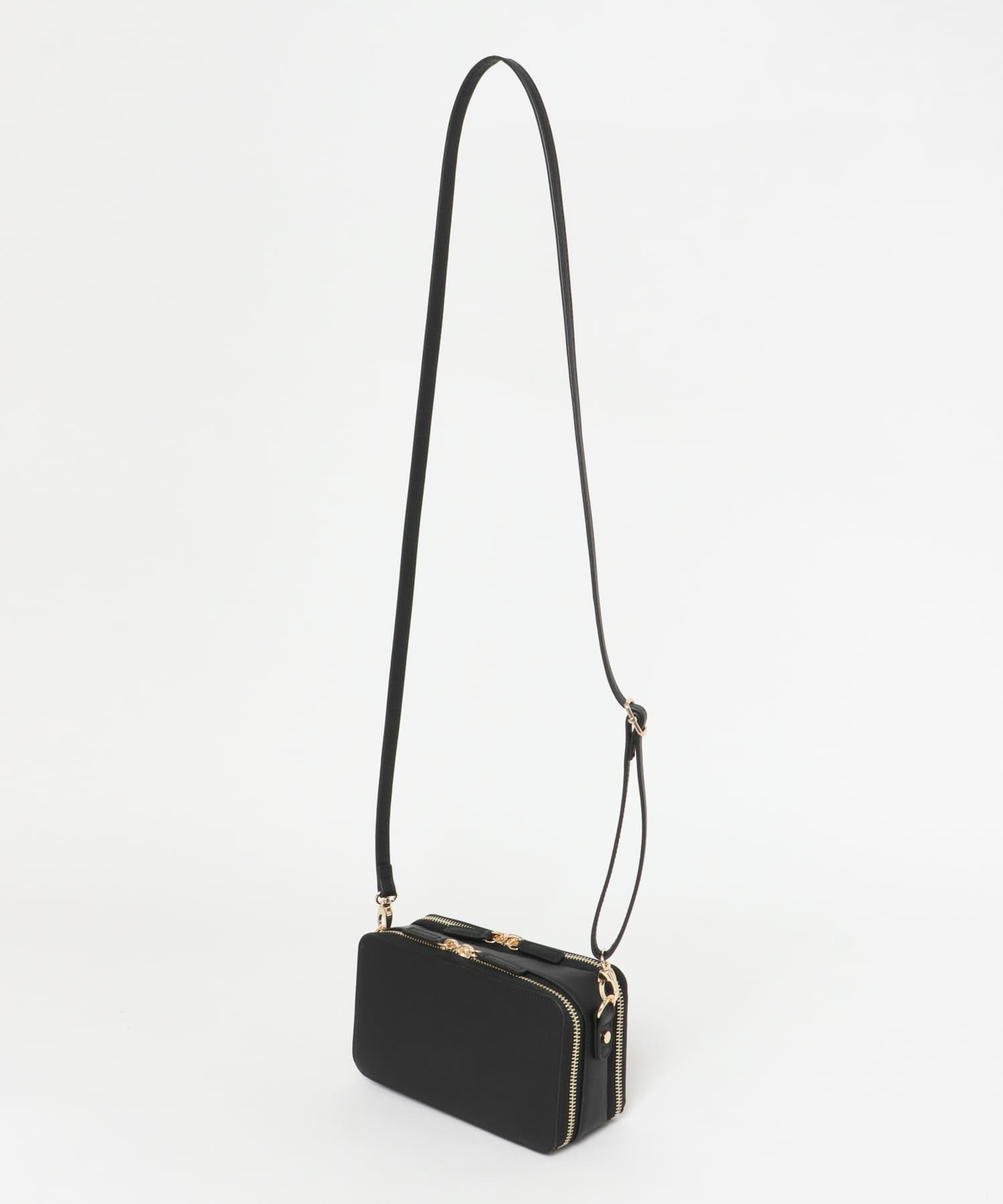 お財布ショルダーバッグ BLACK one