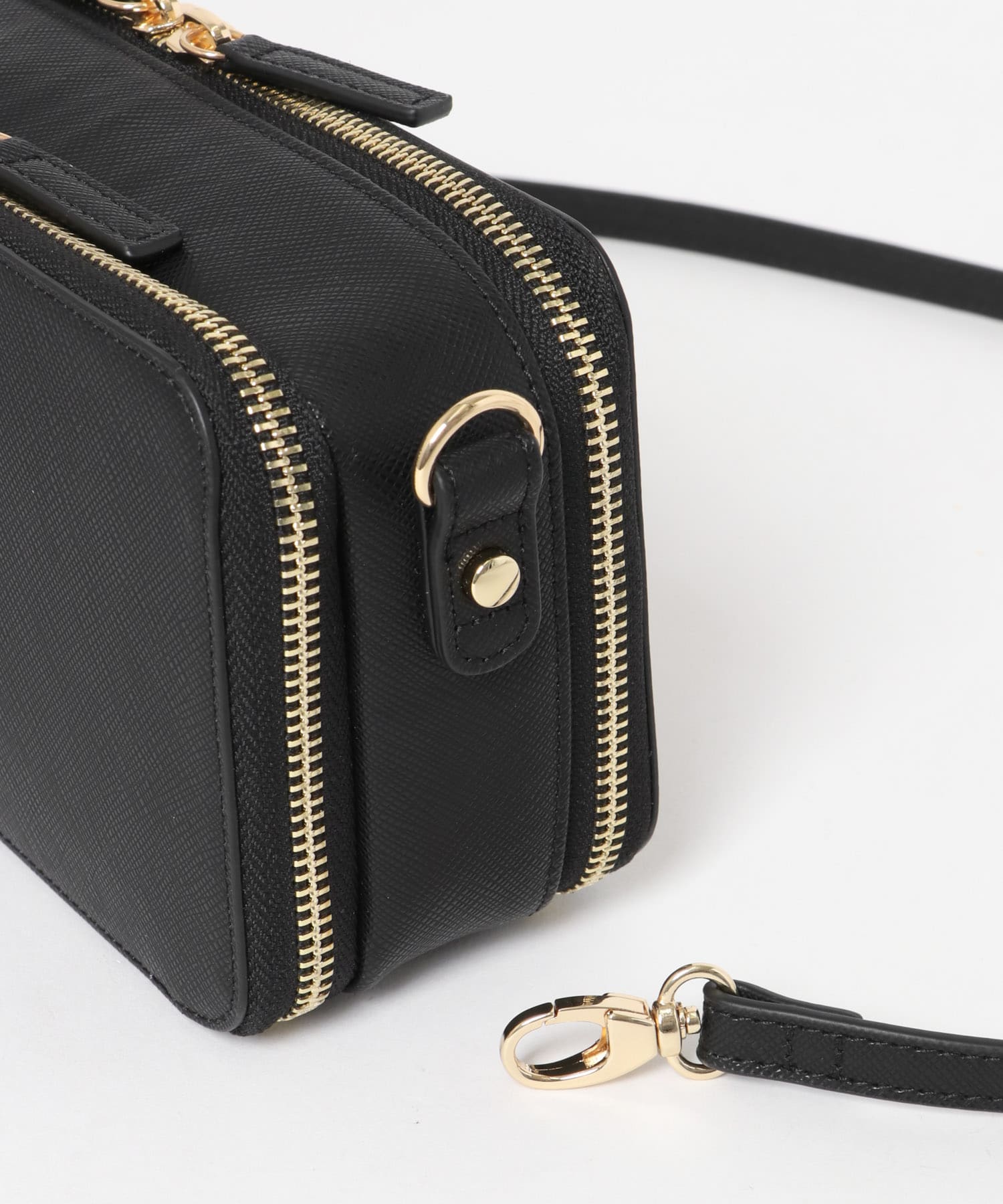 お財布ショルダーバッグ BLACK one