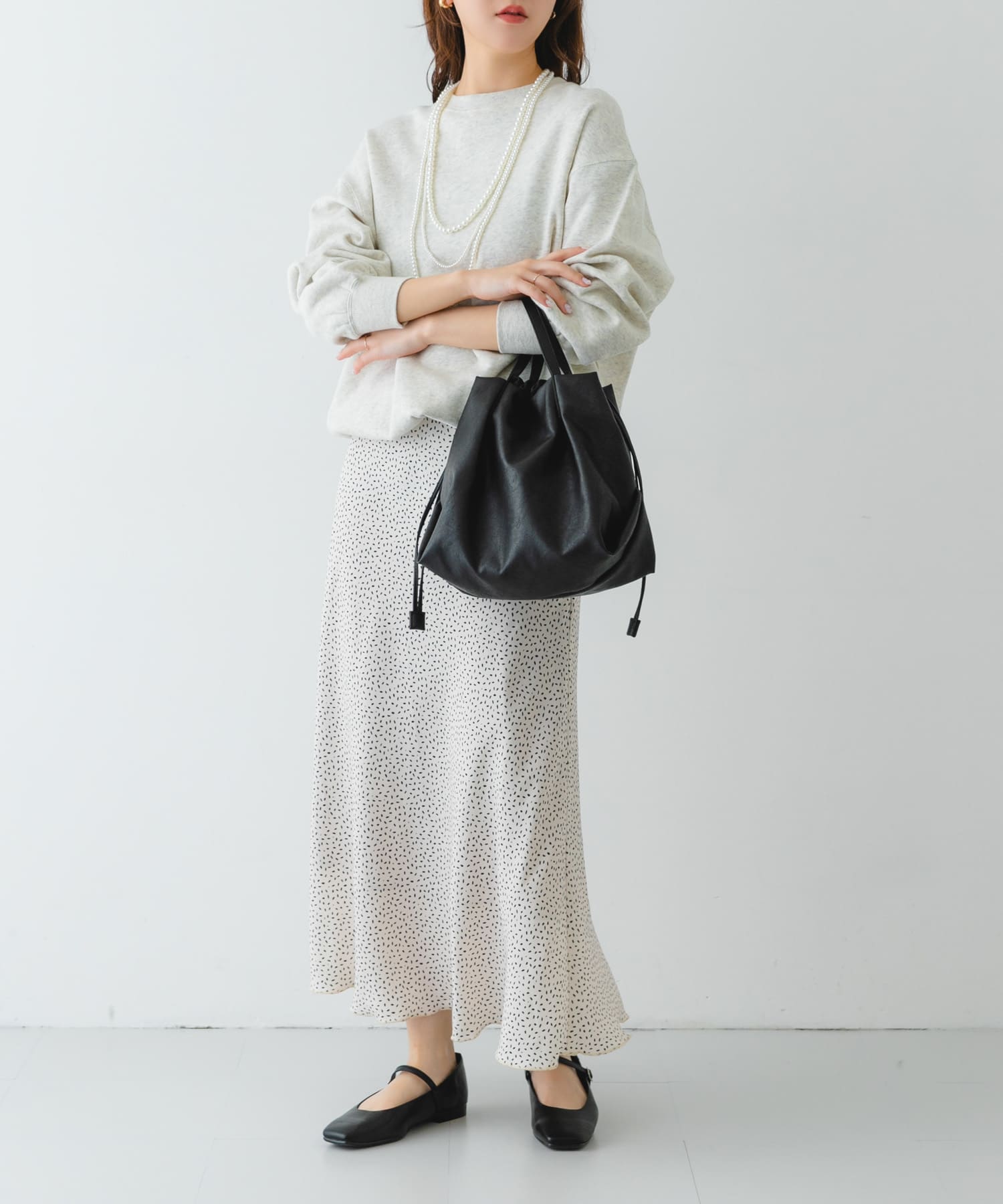 『MADE IN JAPAN』スクエアトゥメリージェーンシューズ BLACK 36