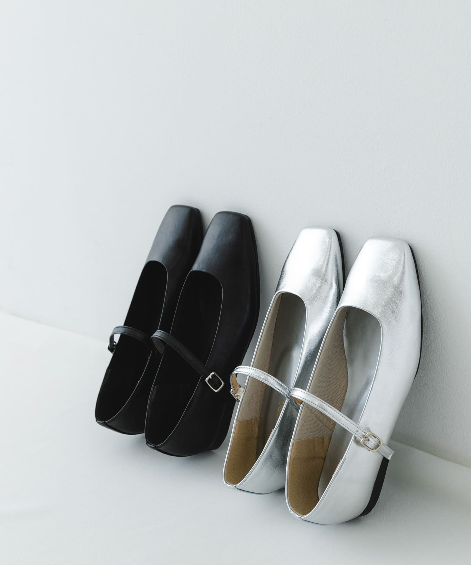 『MADE IN JAPAN』スクエアトゥメリージェーンシューズ BLACK 37