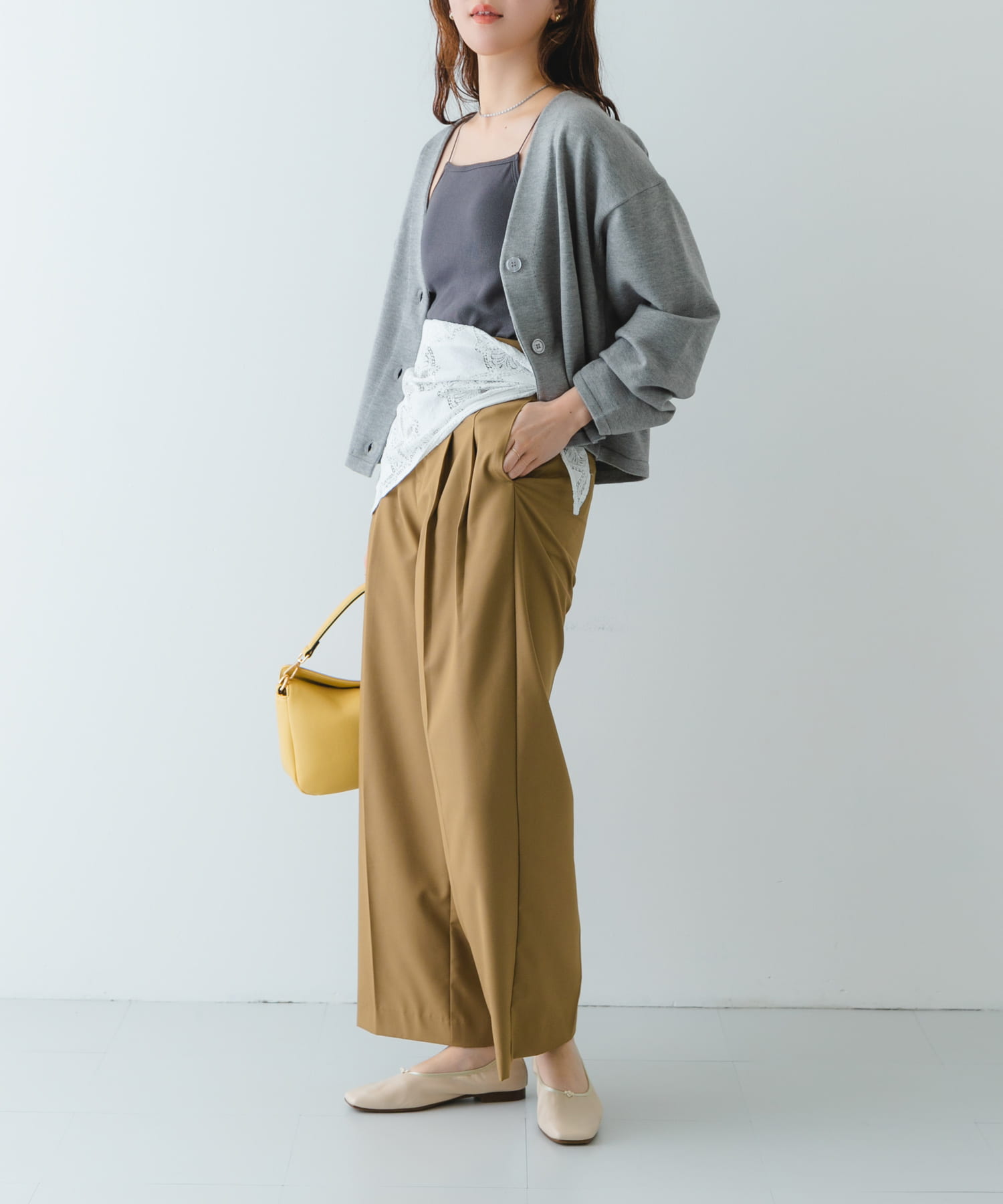 『MADE IN JAPAN』 ノットスクエアバレエ IVORY 36