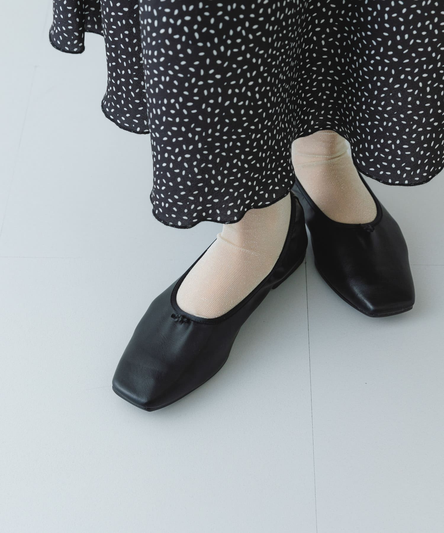 『MADE IN JAPAN』 ノットスクエアバレエ BLACK 36