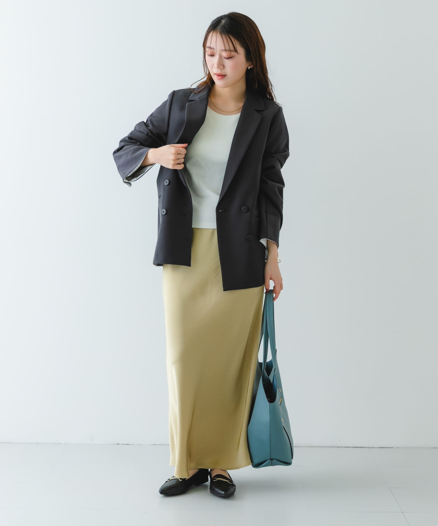 『MADE IN JAPAN』プチチェーンフラットシューズ BLACK 36