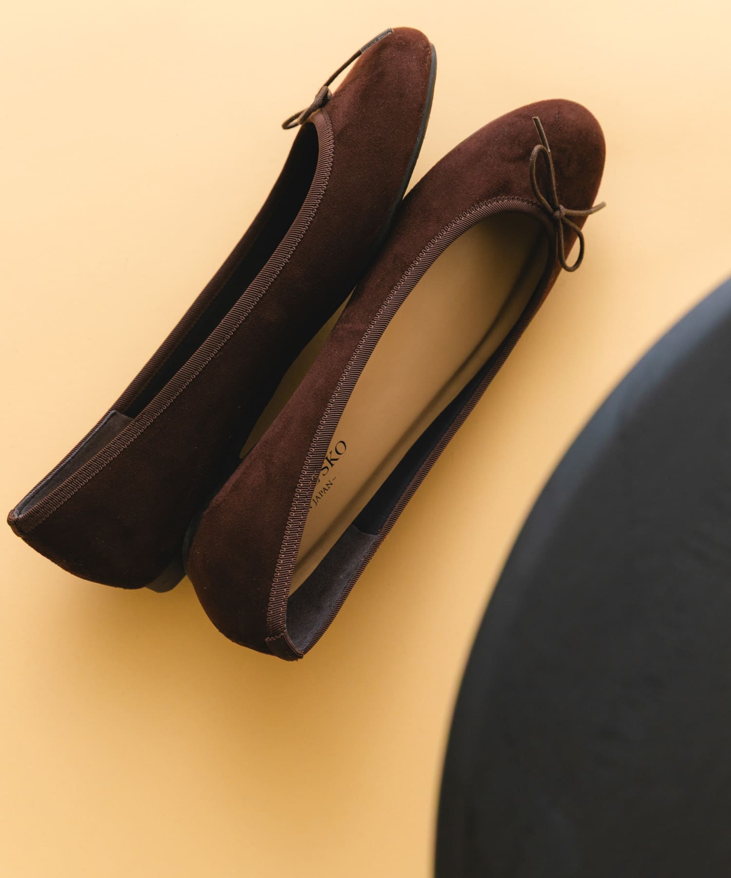 『MADE IN JAPAN』プレーンバレエシューズ CHOCO/S 36