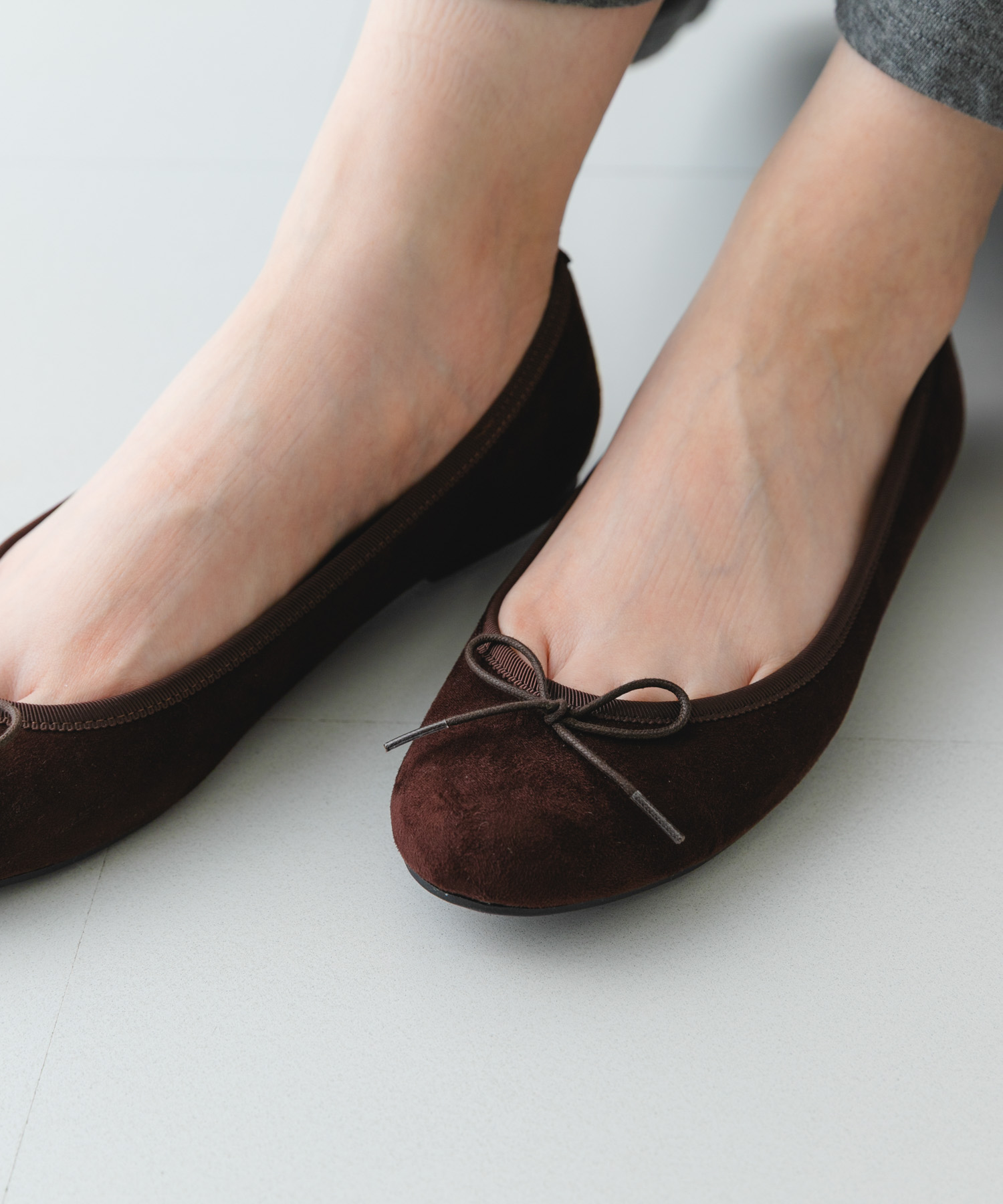 『MADE IN JAPAN』プレーンバレエシューズ CHOCO/S 36