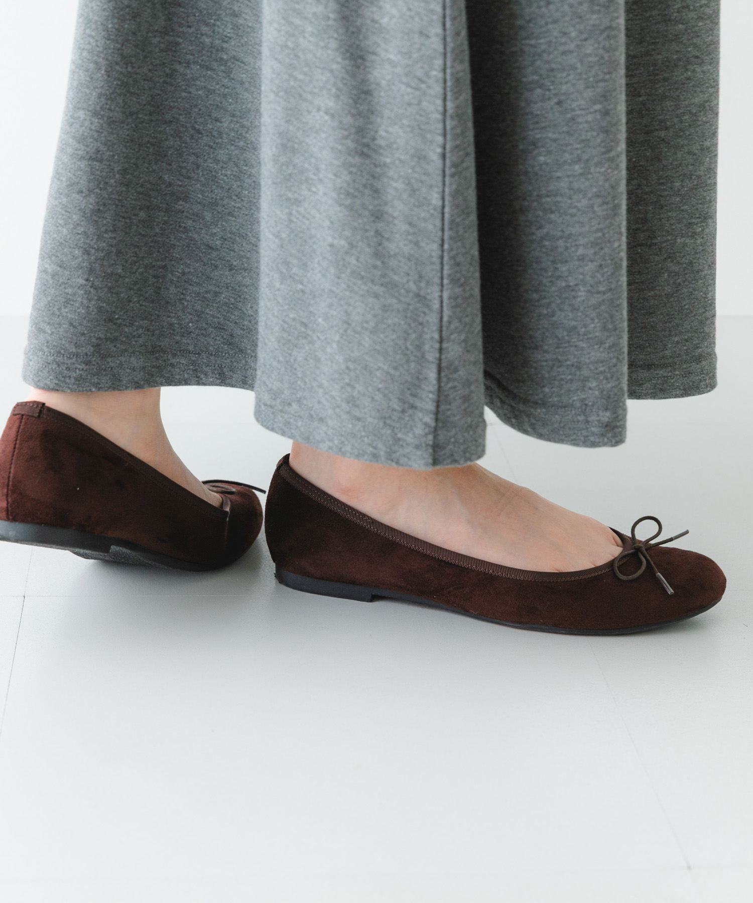 『MADE IN JAPAN』プレーンバレエシューズ CHOCO/S 36