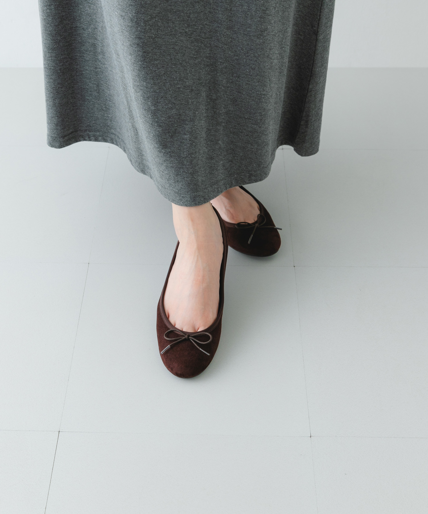 『MADE IN JAPAN』プレーンバレエシューズ CHOCO/S 36