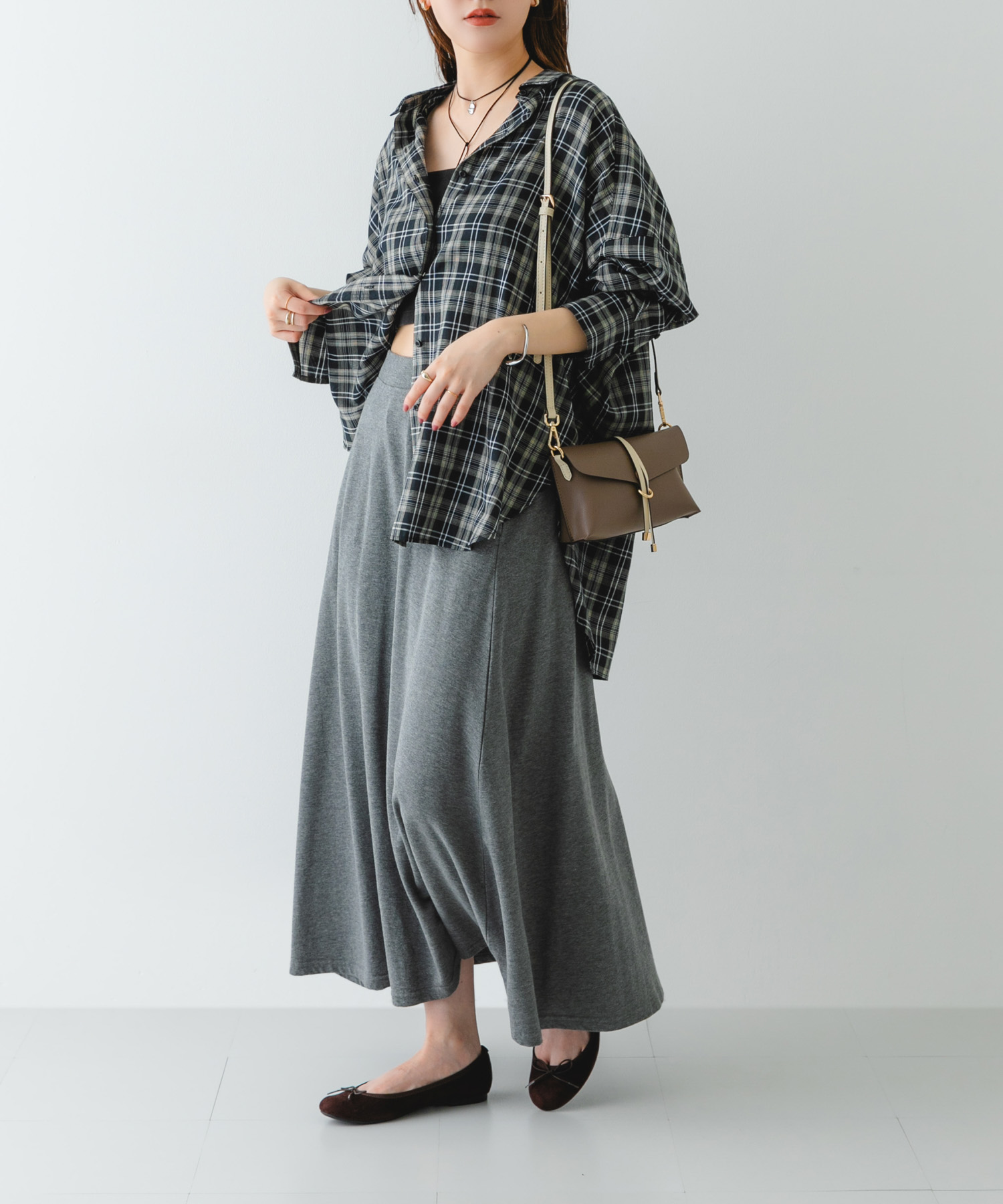 『MADE IN JAPAN』プレーンバレエシューズ CHOCO/S 36