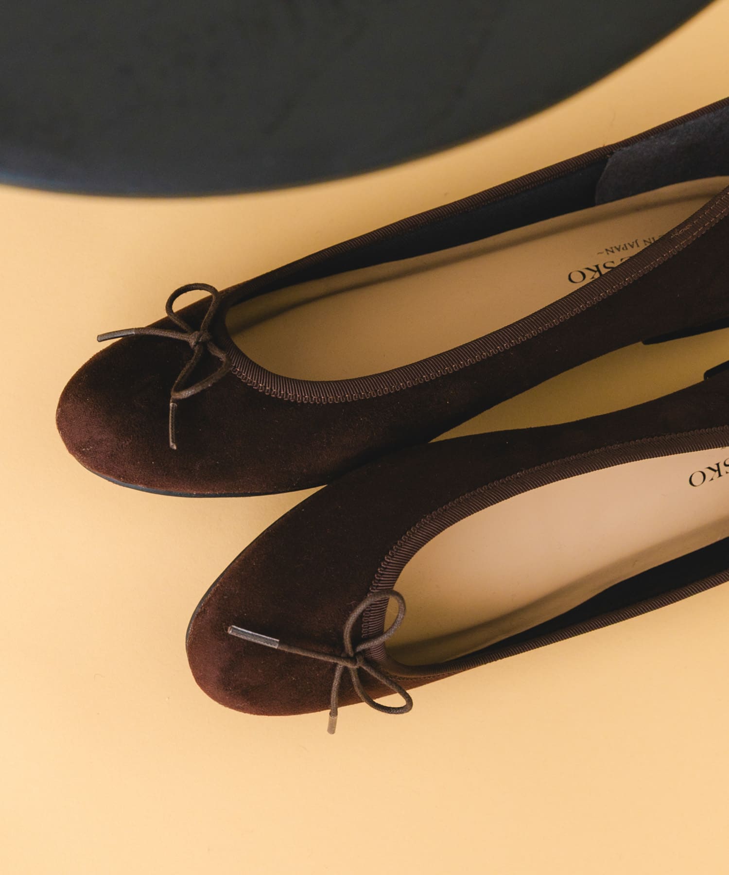 『MADE IN JAPAN』プレーンバレエシューズ CHOCO/S 36