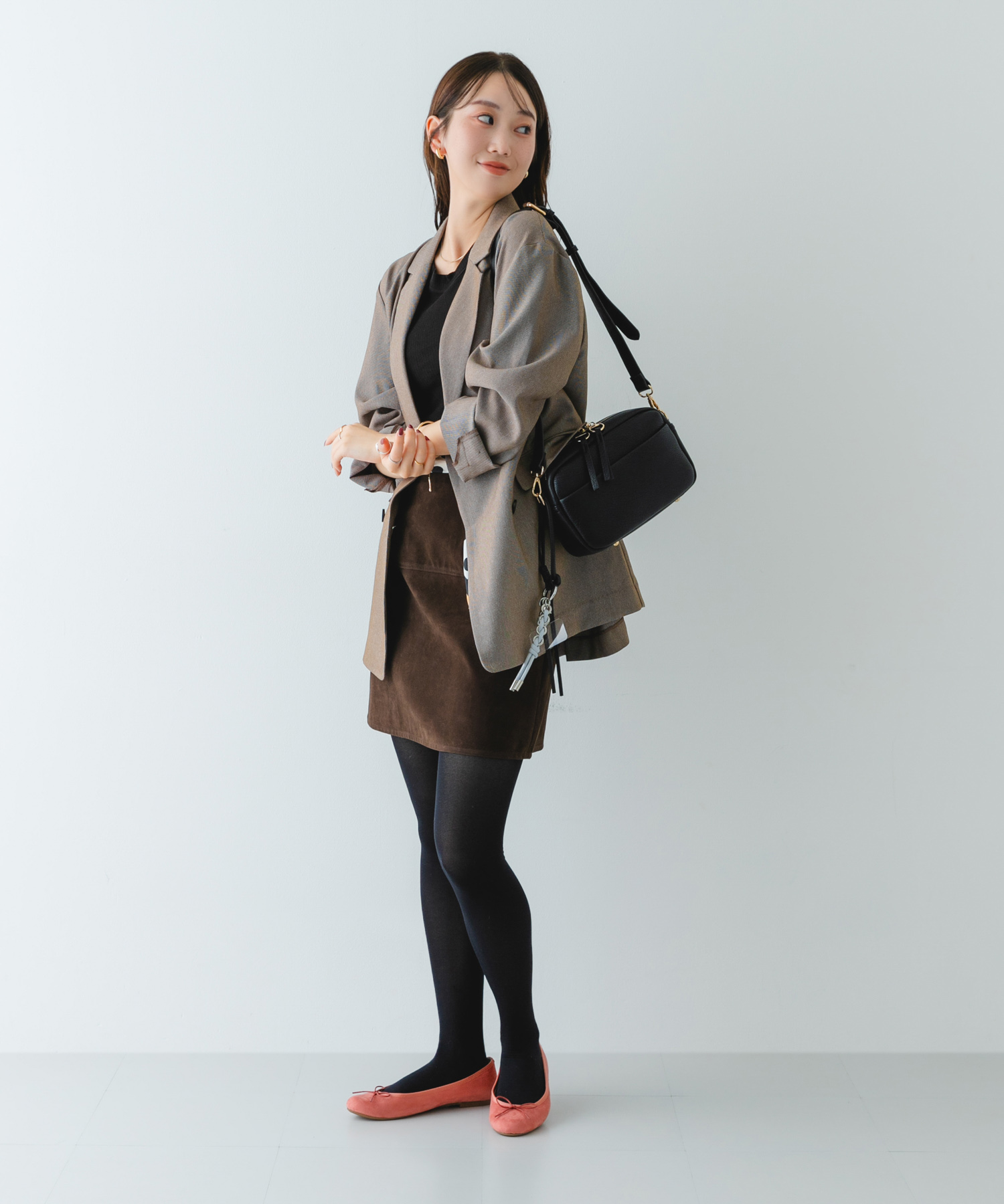 『MADE IN JAPAN』プレーンバレエシューズ PINK/S 36