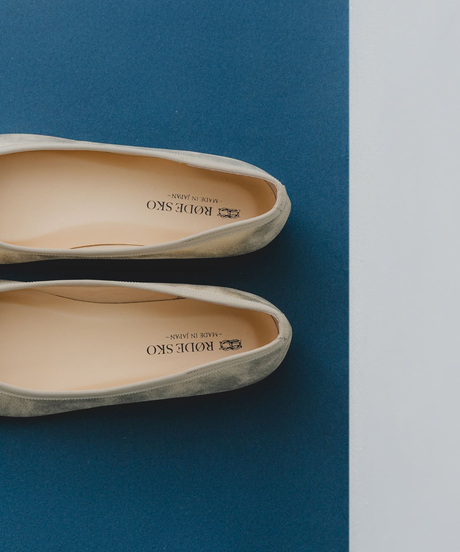 『MADE IN JAPAN』プレーンバレエシューズ GOLD 36