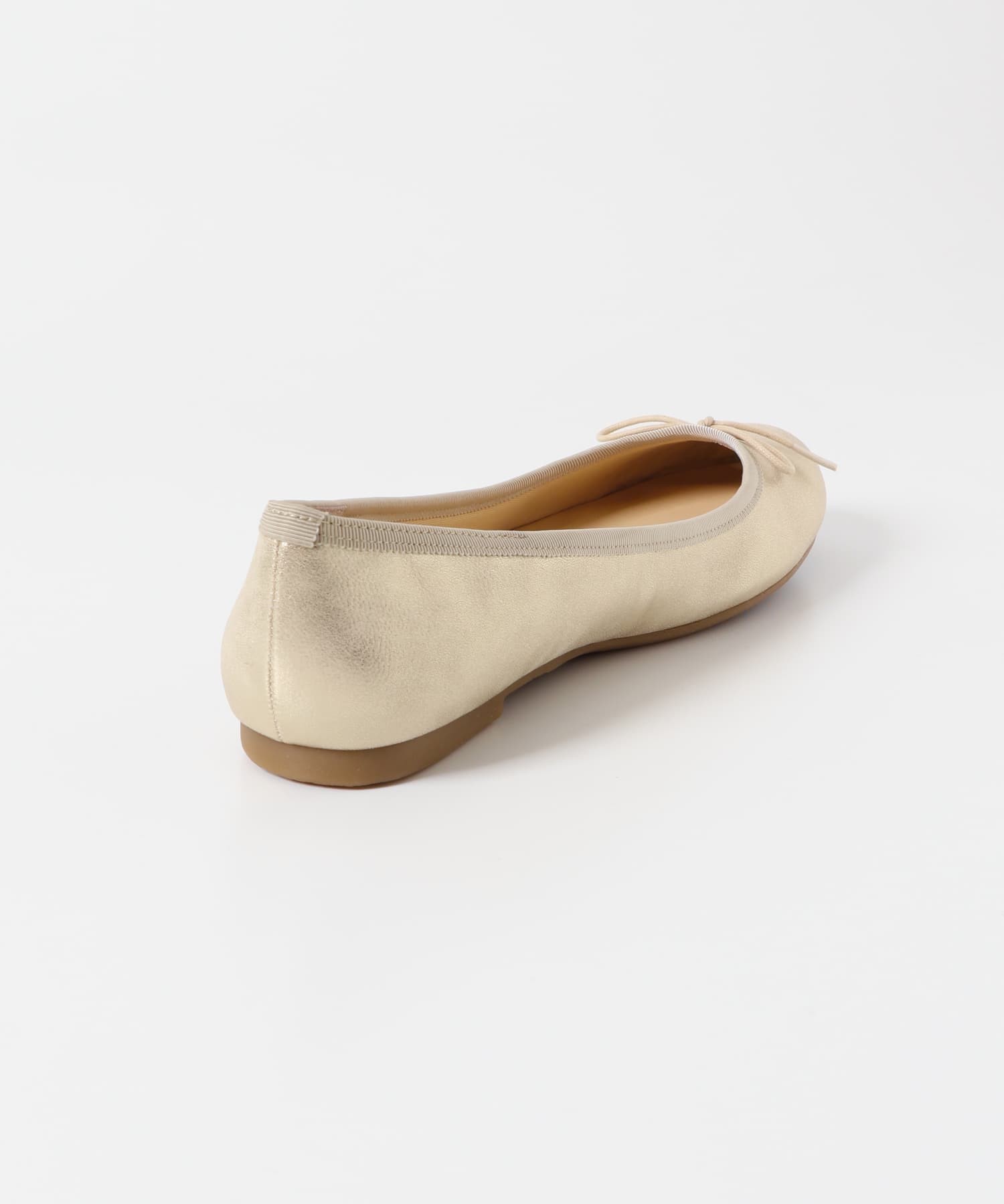 『MADE IN JAPAN』プレーンバレエシューズ GOLD 35