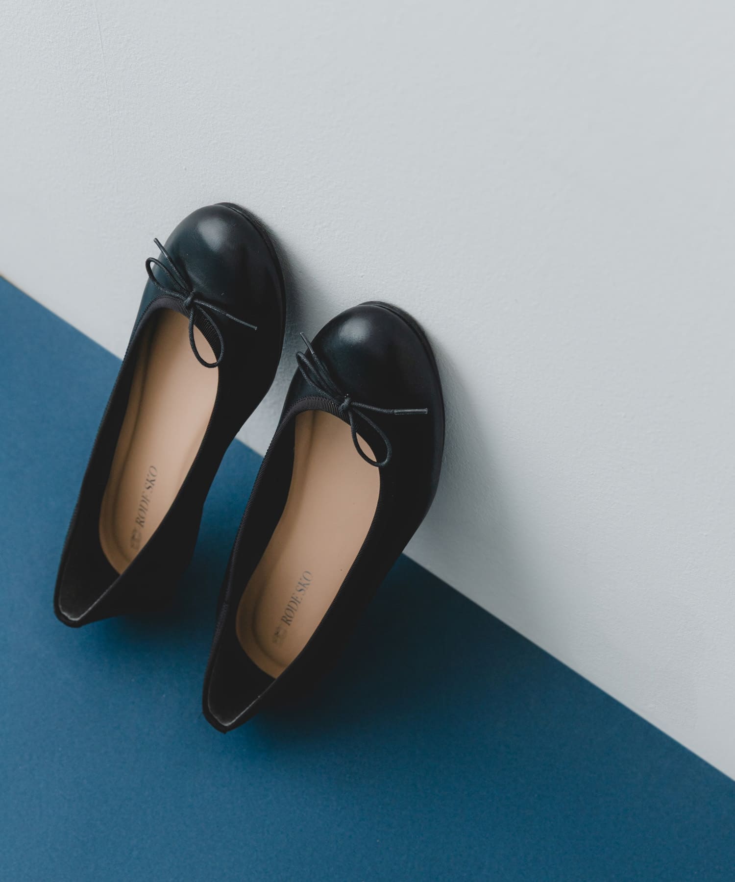 『MADE IN JAPAN』プレーンバレエシューズ BLACK 36