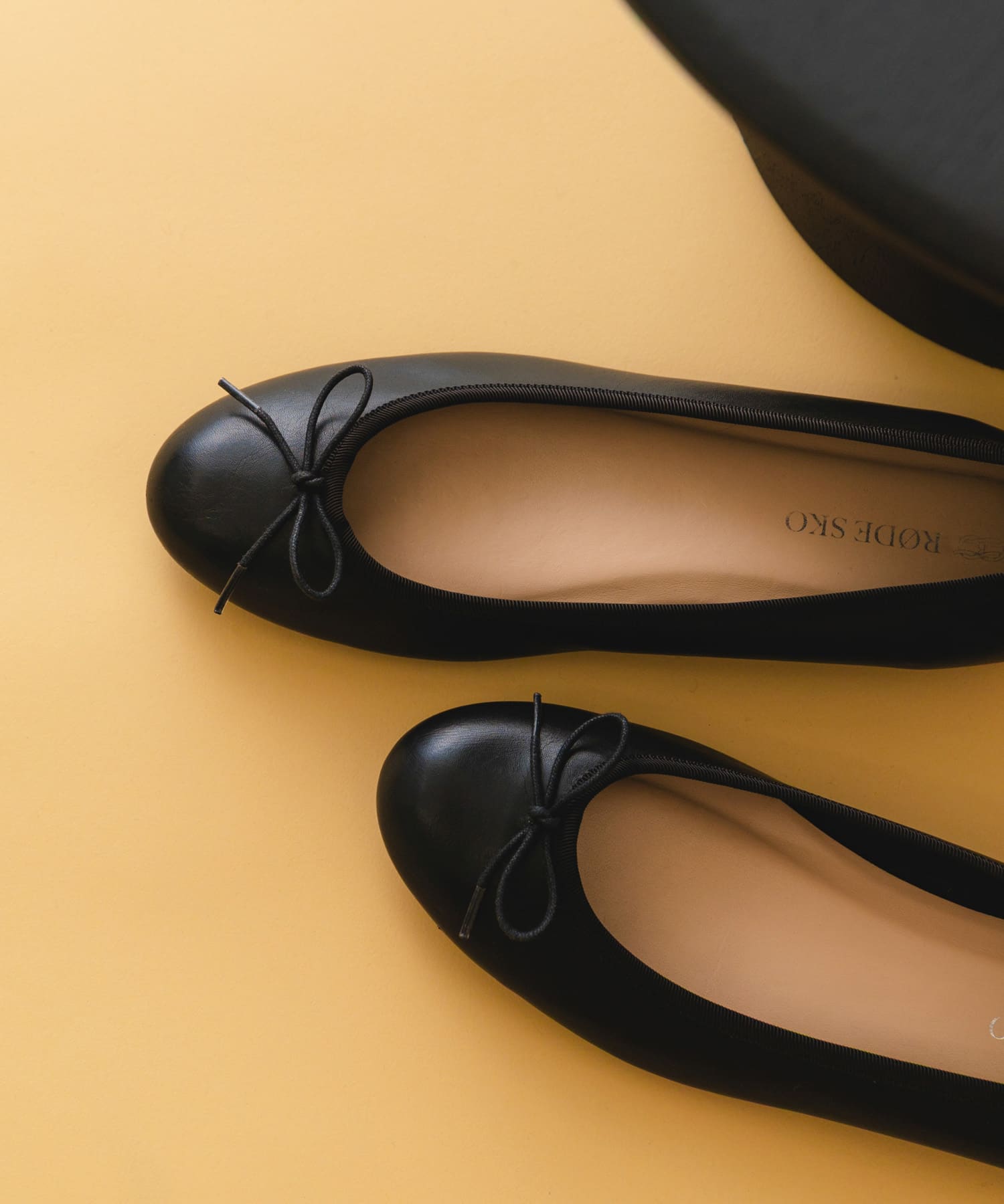 『MADE IN JAPAN』プレーンバレエシューズ BLACK 36