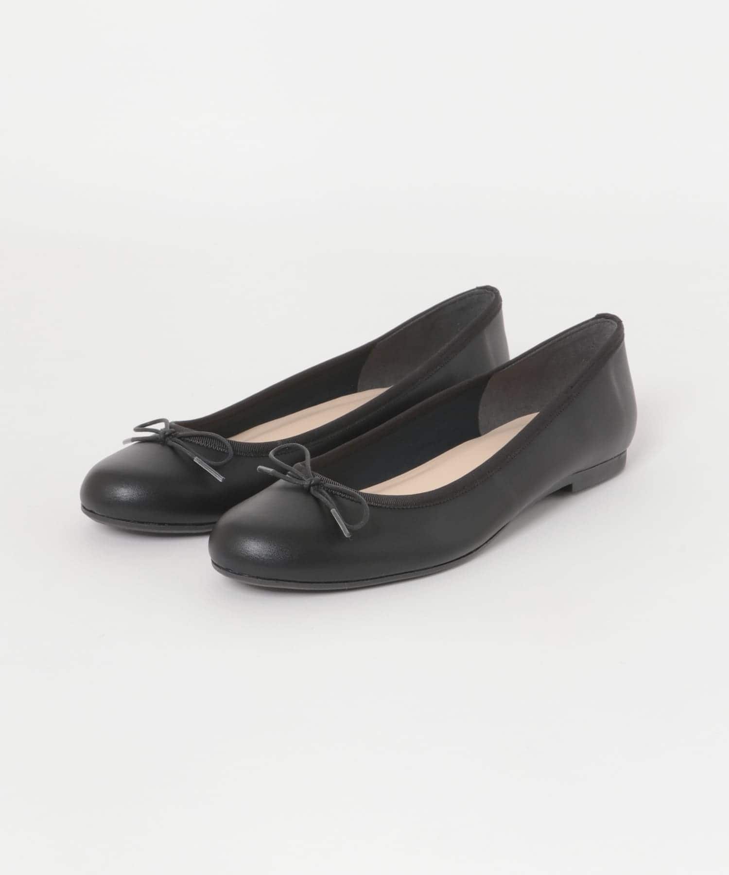『MADE IN JAPAN』プレーンバレエシューズ BLACK 35