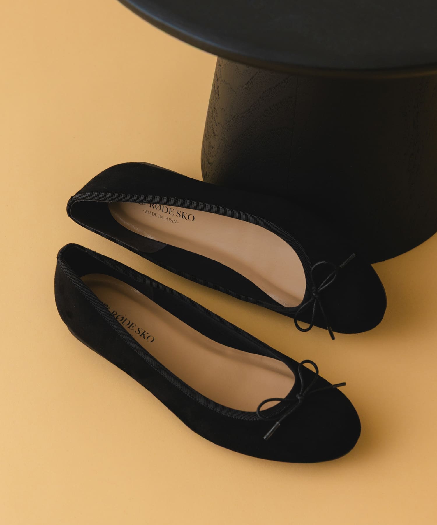 『MADE IN JAPAN』プレーンバレエシューズ BLACK/S 36