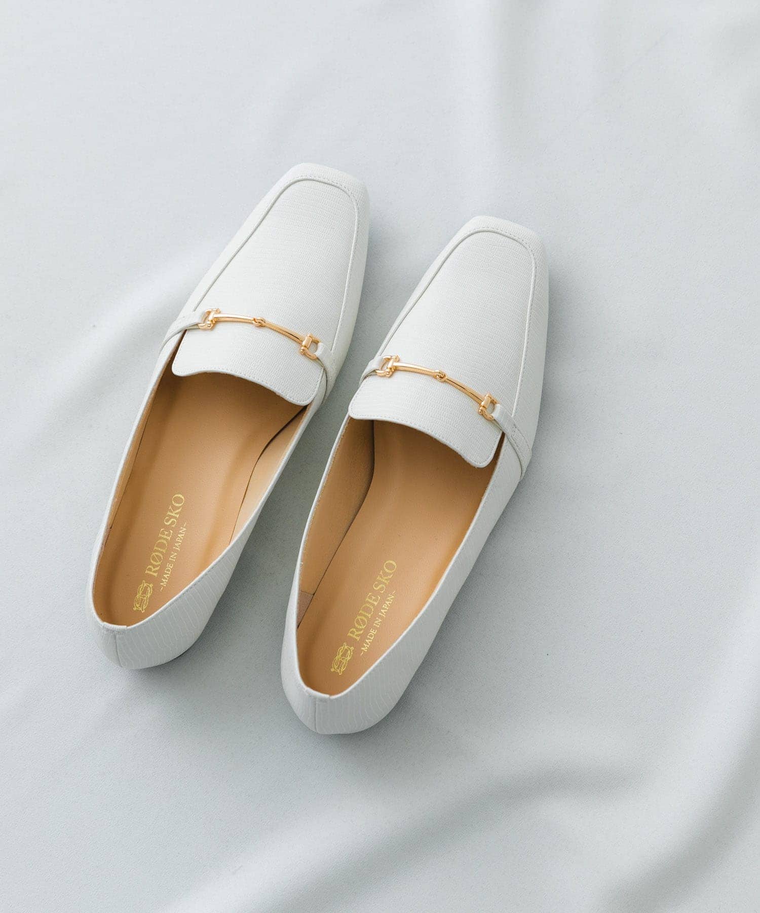 『MADE IN JAPAN』 スクエアトゥ細ビットローファー