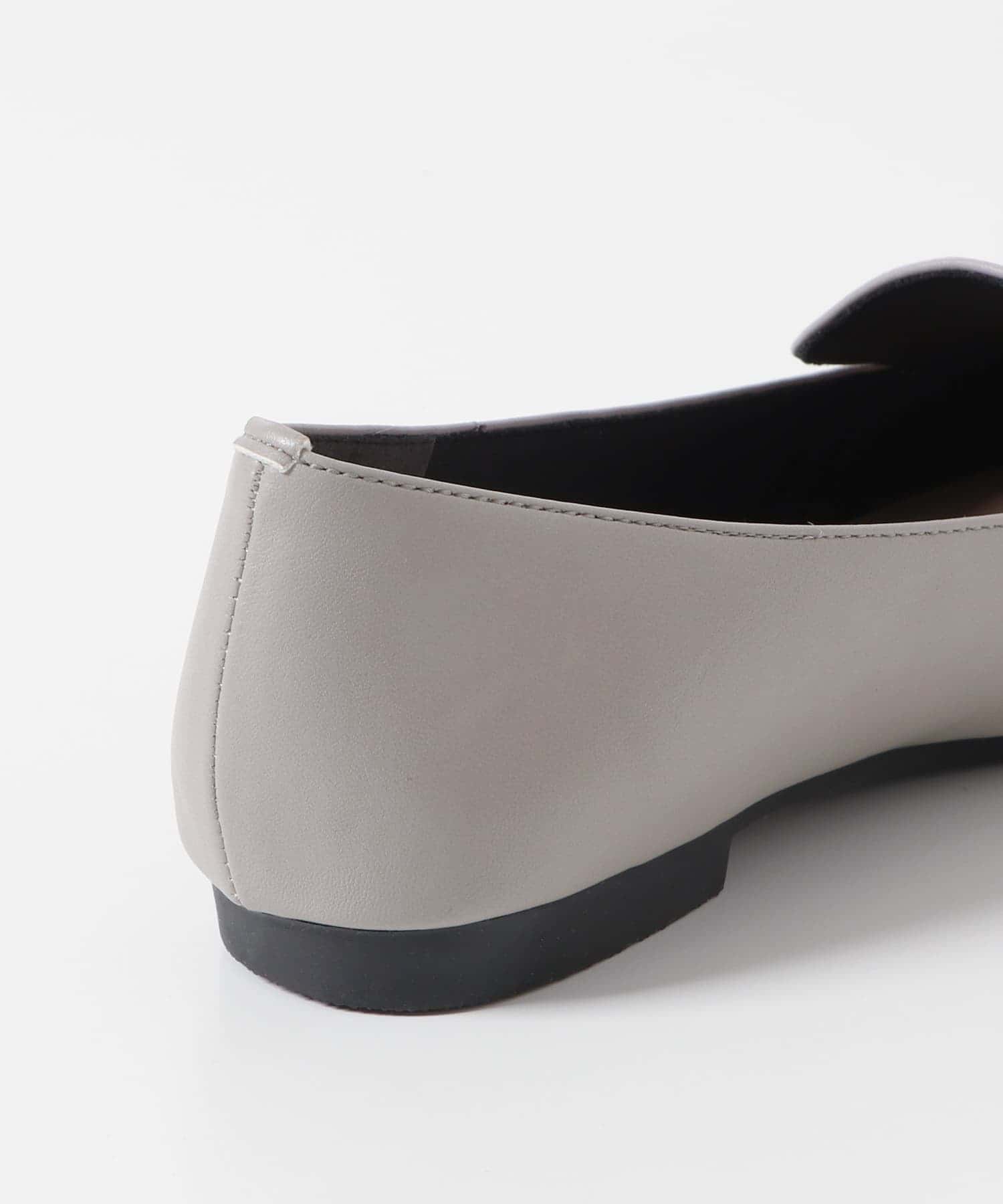 『MADE IN JAPAN』 スクエアトゥ細ビットローファー GRAY 36