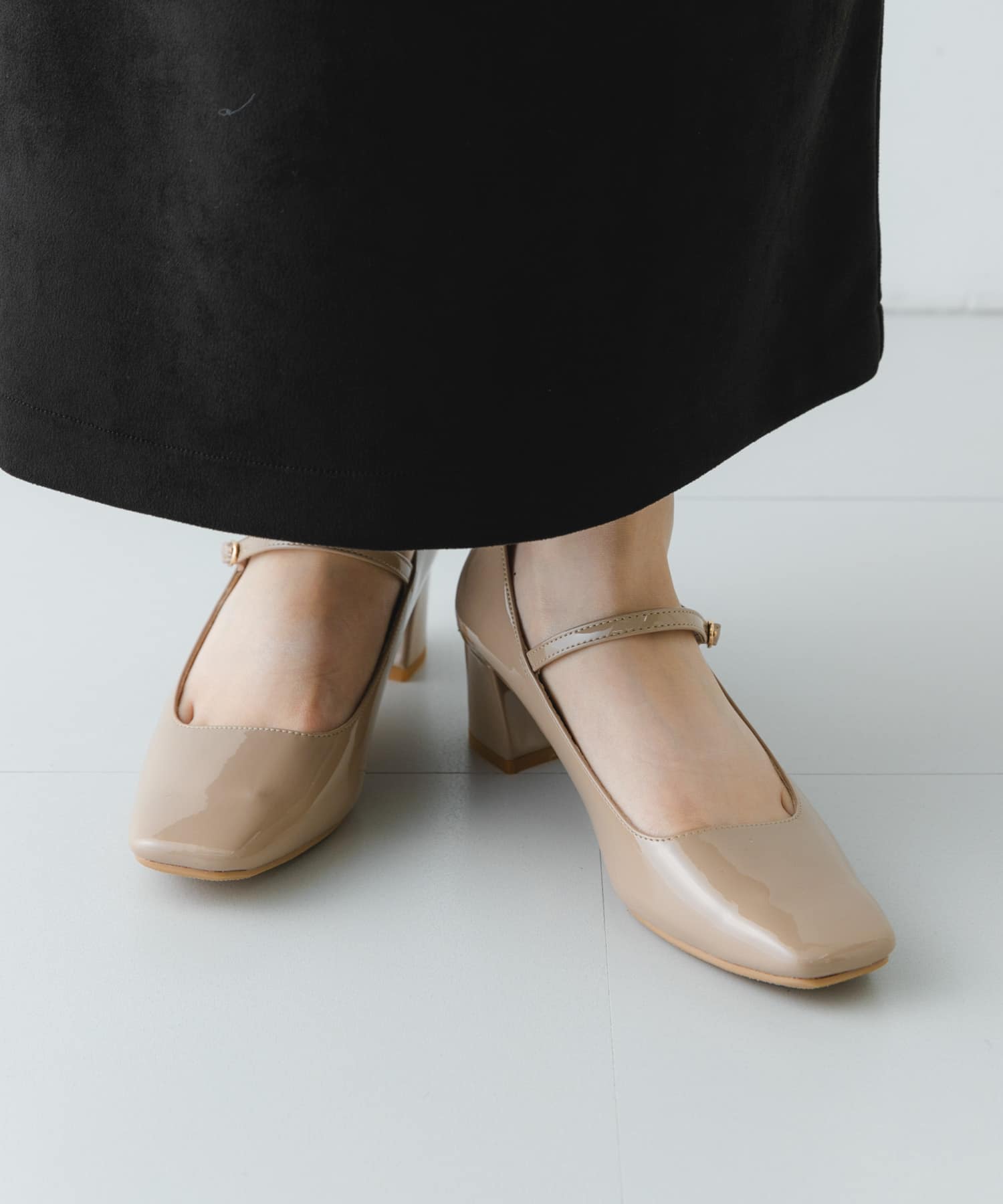 『MADE IN JAPAN』 4.5センチメリージェーンパンプス MOCHA 36